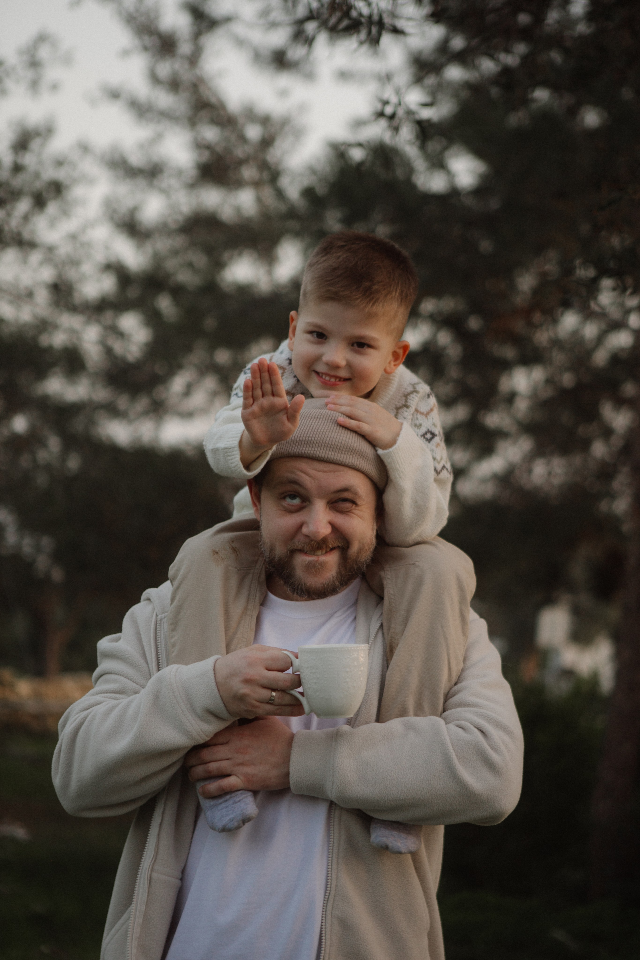 Anton + Nastya & Kirill. Portrait, family and pet photographer in Cyprus, Ksenia Bourdelle