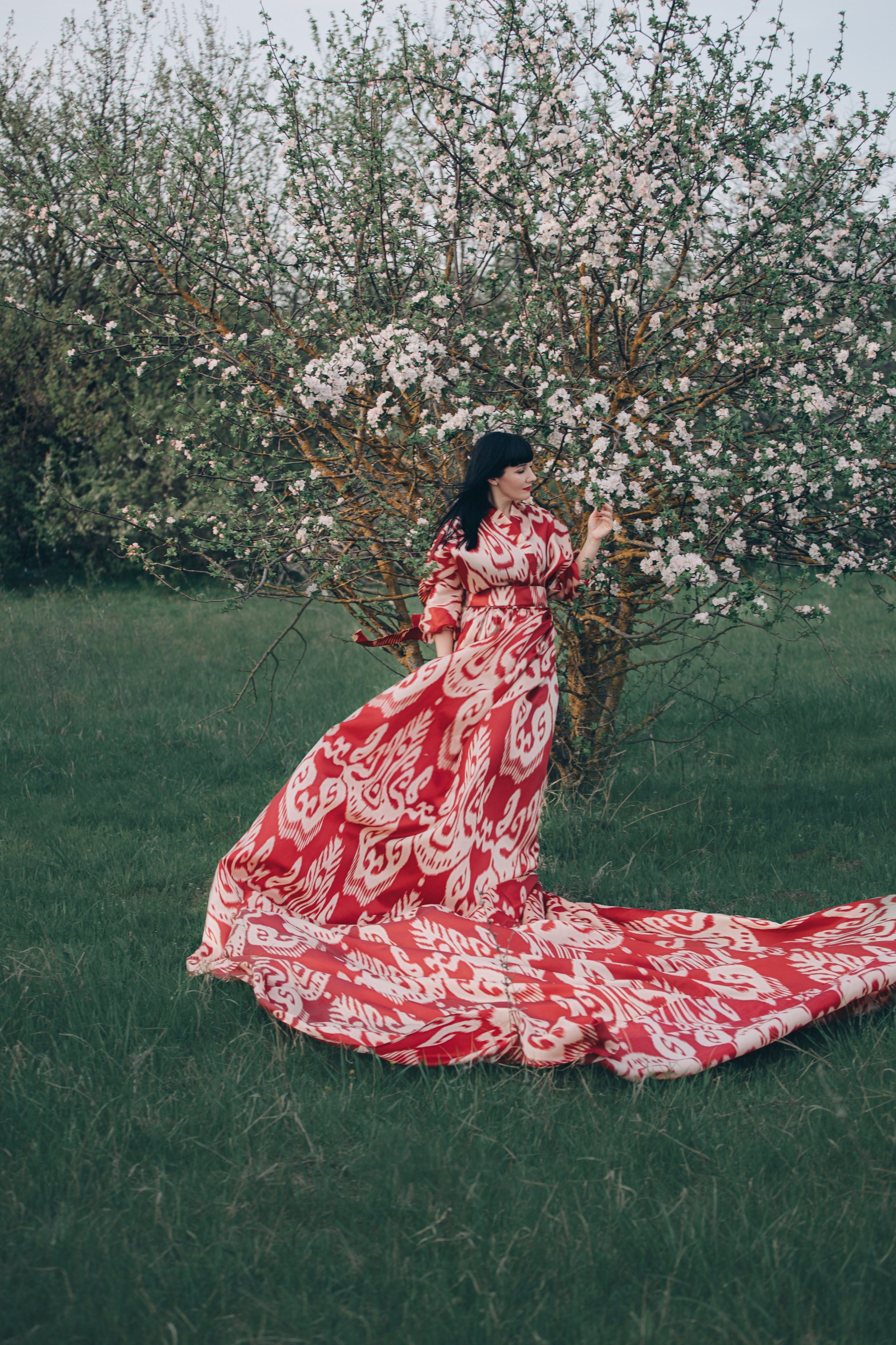 Фотосессия в платье со шлейфом. Свадебный и семейный фотограф в Краснодарском крае Мария Данилкина