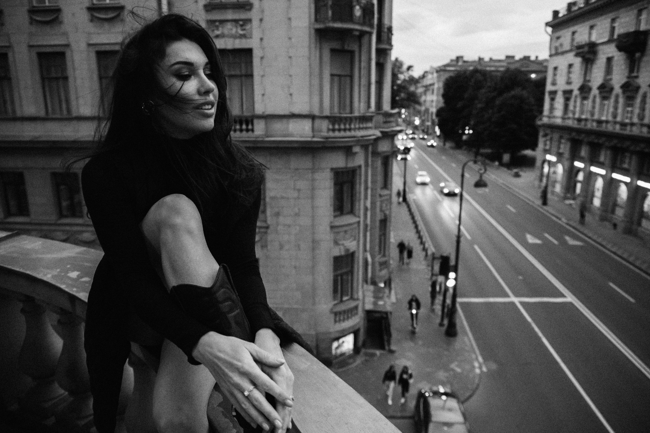 Вероника (съемка на балконе). Фотограф в Москве и Санкт-Петербурге Дарина