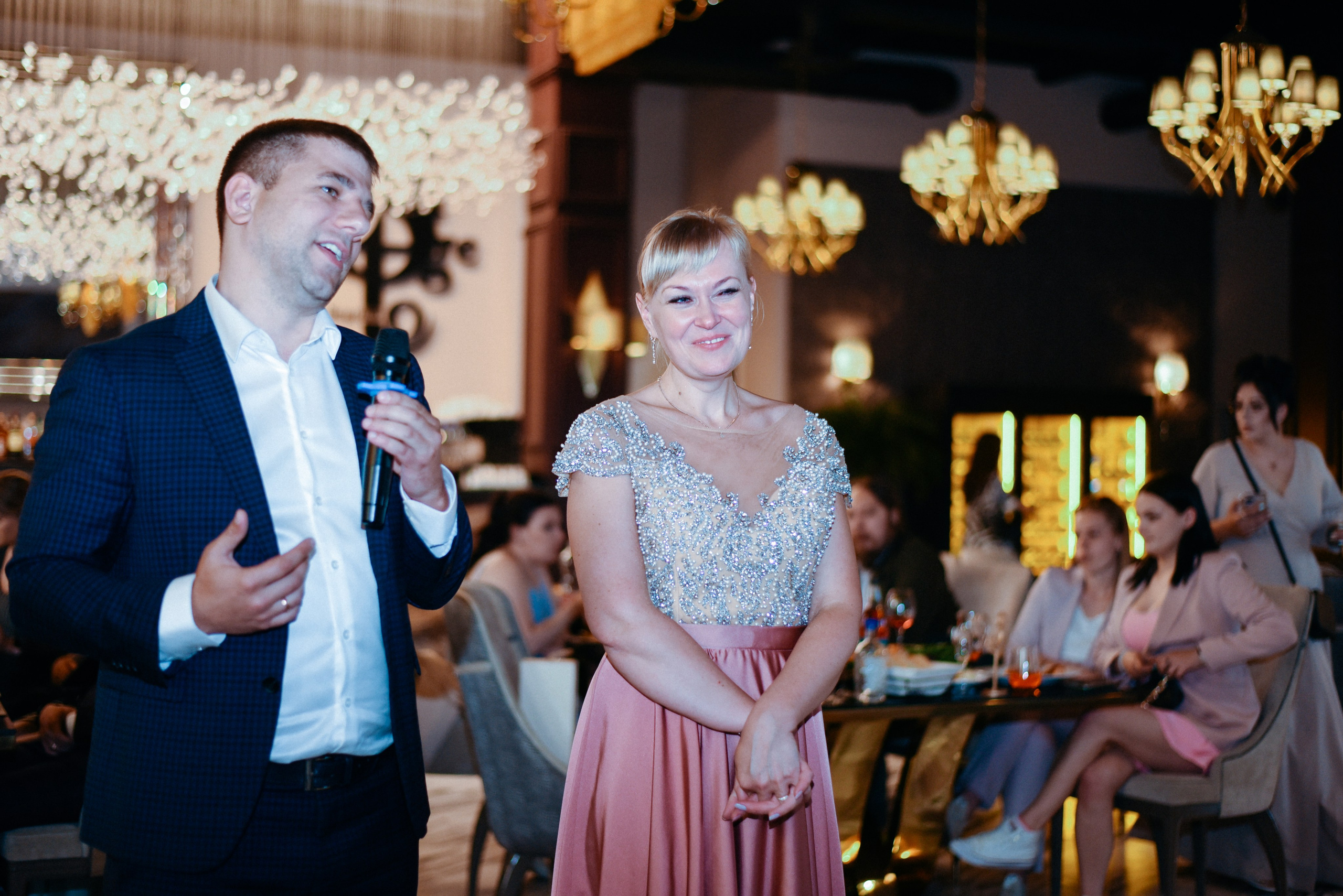 Виктор и Ангелина Банкет на 100 гостей Ресторан Segreto. Фотограф Лола Волна, город Москва