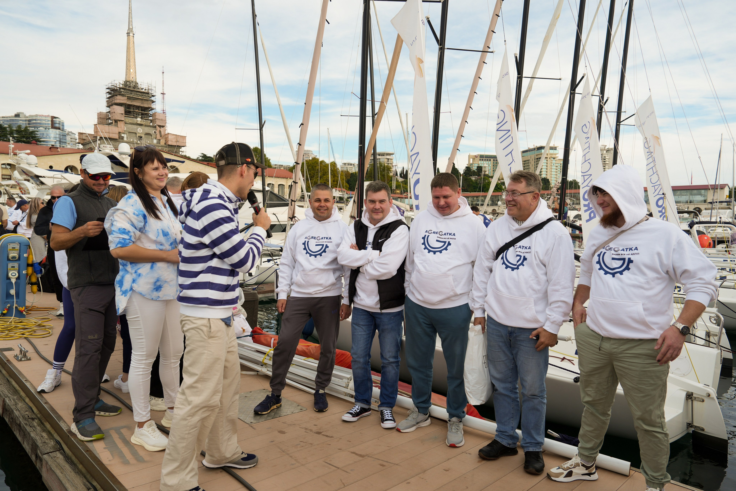 Яхтенная регата для компании Агрегатка. Репортажный фотограф в Красной Поляне и Сочи Павлюченко Екатерина