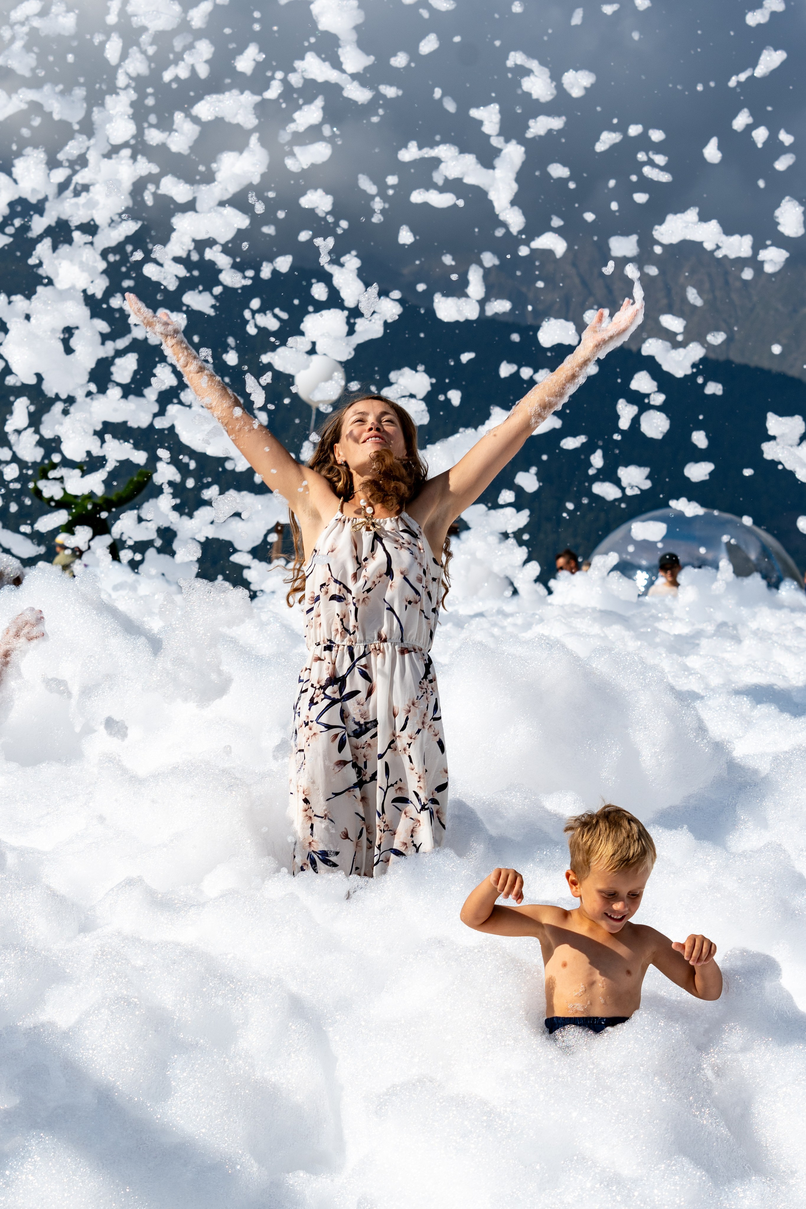 Мероприятие «Зима на за горами» на курорте Газпром Лаура. Репортажный фотограф в Красной Поляне и Сочи Павлюченко Екатерина