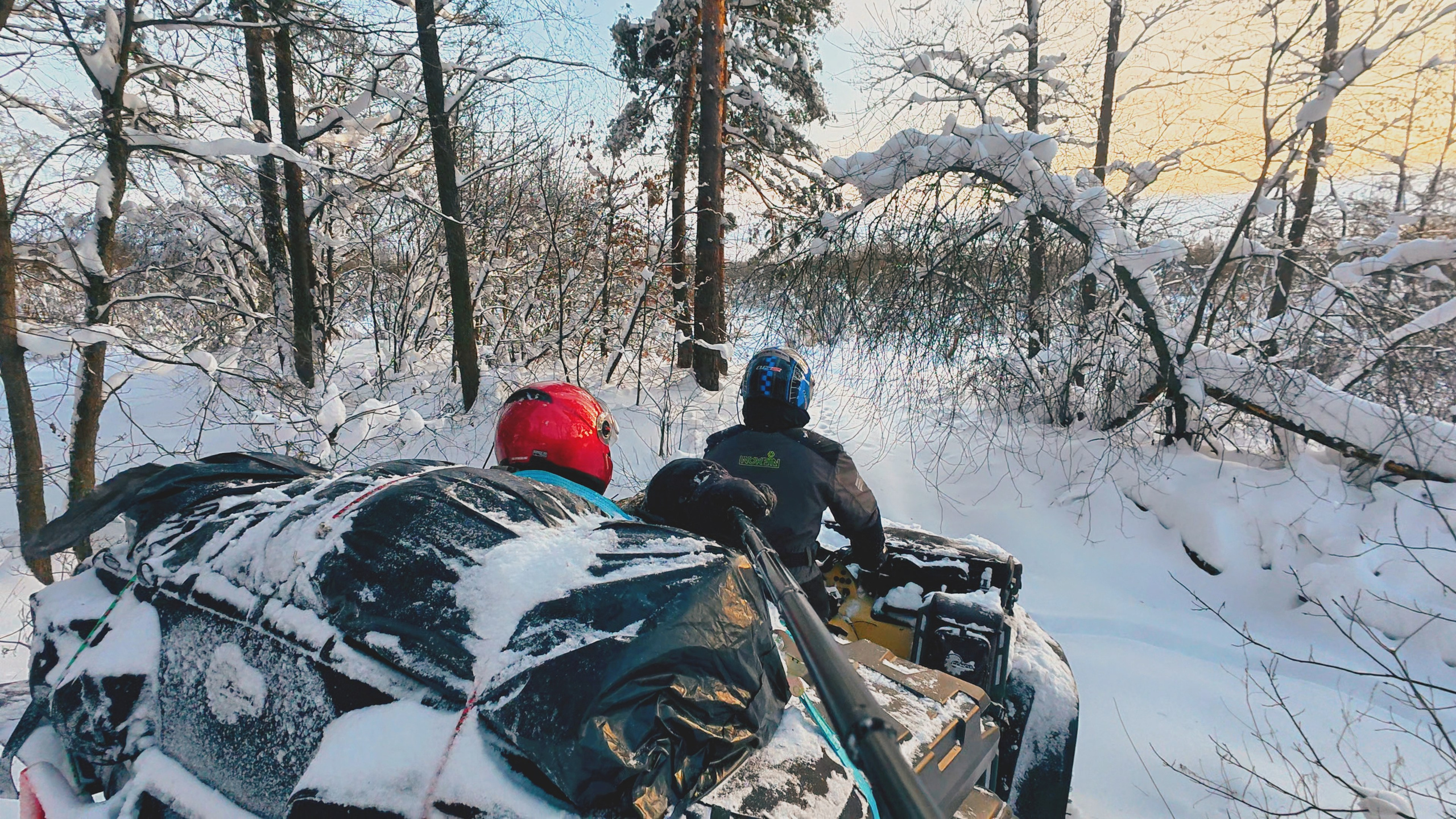 Съемка квадроциклов зимой в Подмосковье. Фотограф в походы