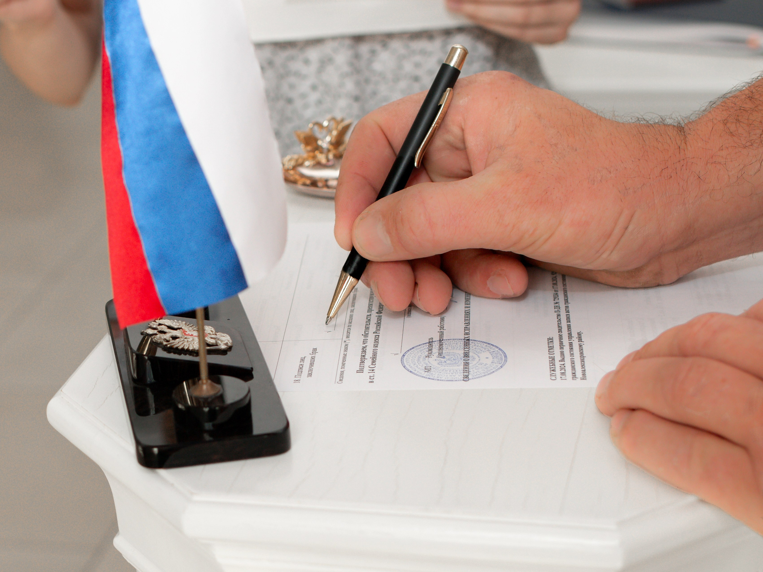 Регистрация Вячеслава и Елены. Главная