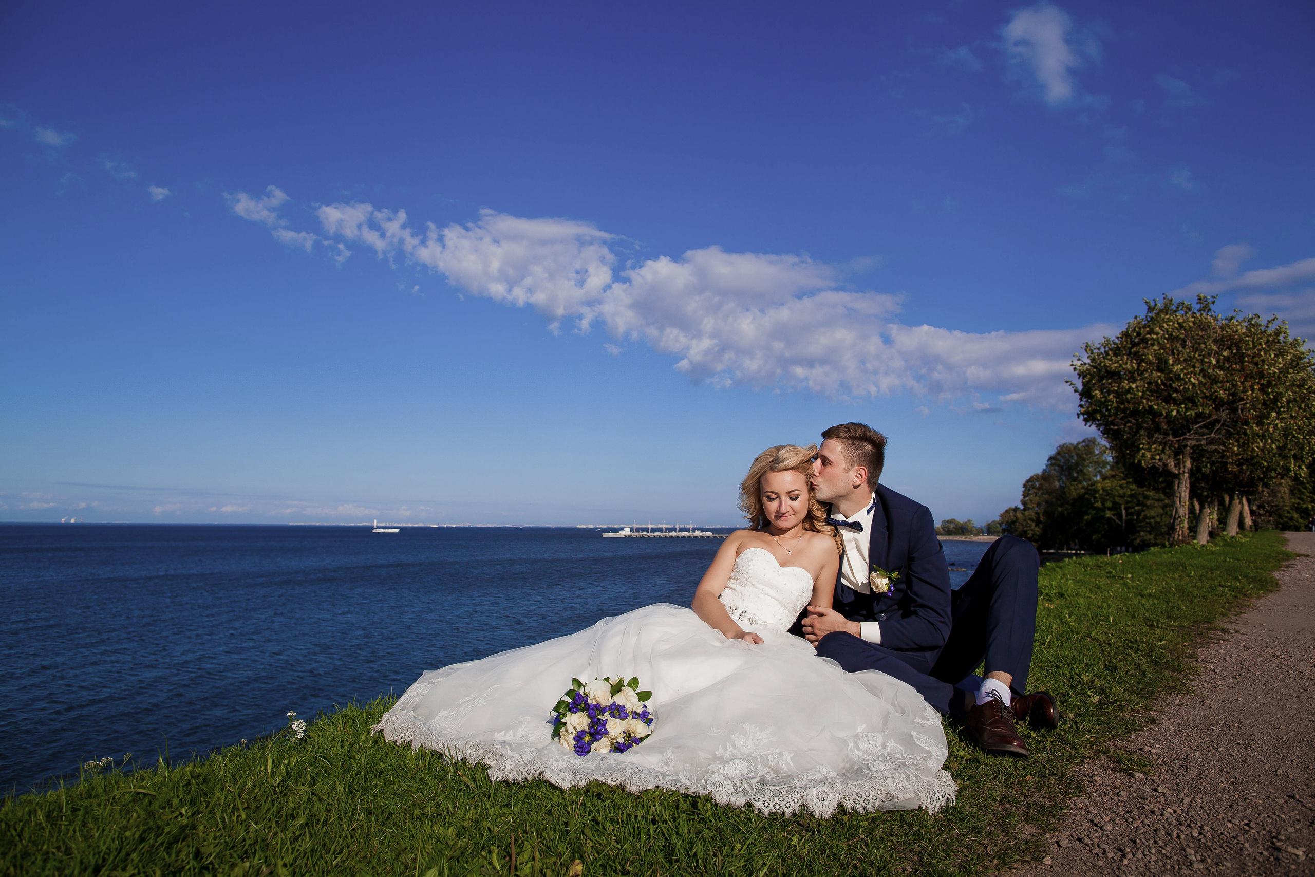 Свадебная фотосессия Маши и Артёма. Фотограф в Санкт-Петербурге Елизавета Сорокина