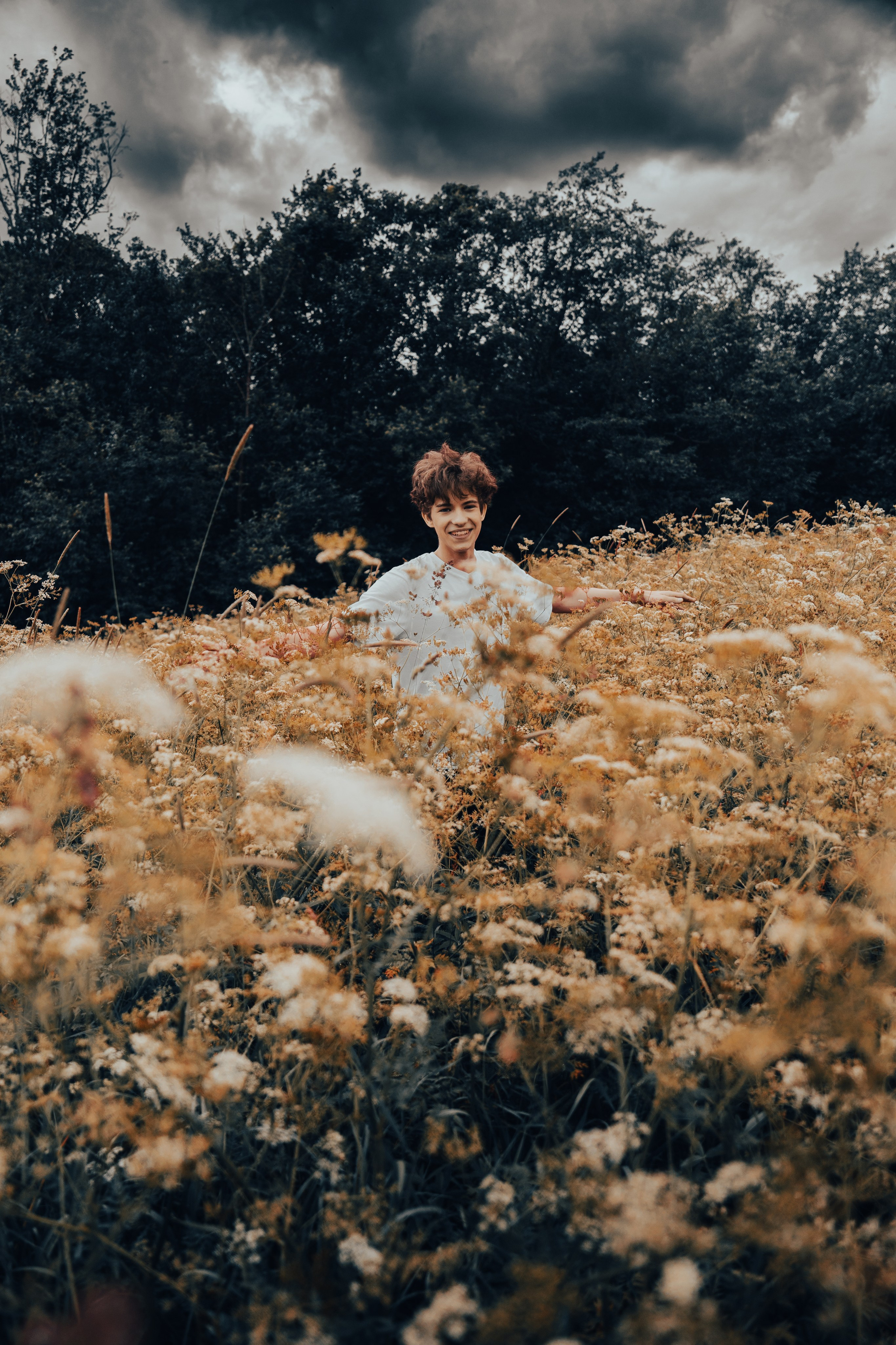 Фотосессия в поле. ТриМедиа Продакшн