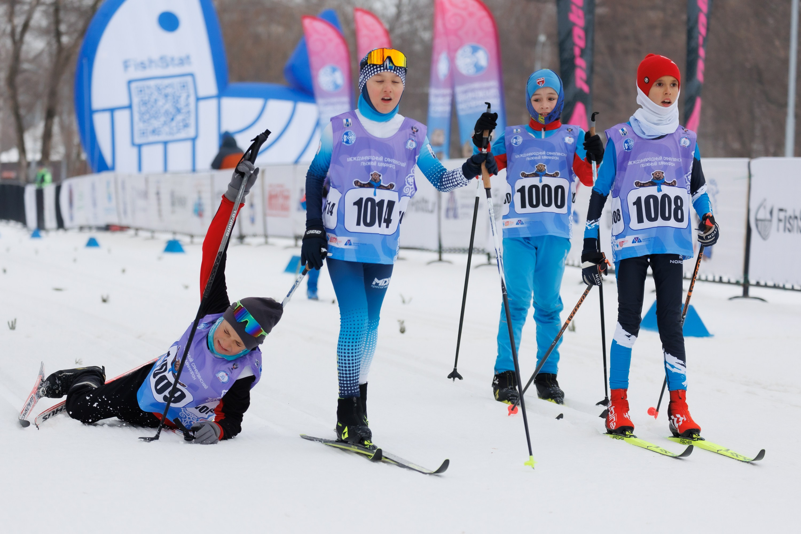 XXVII Сахалинский лыжный марафон. Фотограф Анастасия Зубкова
