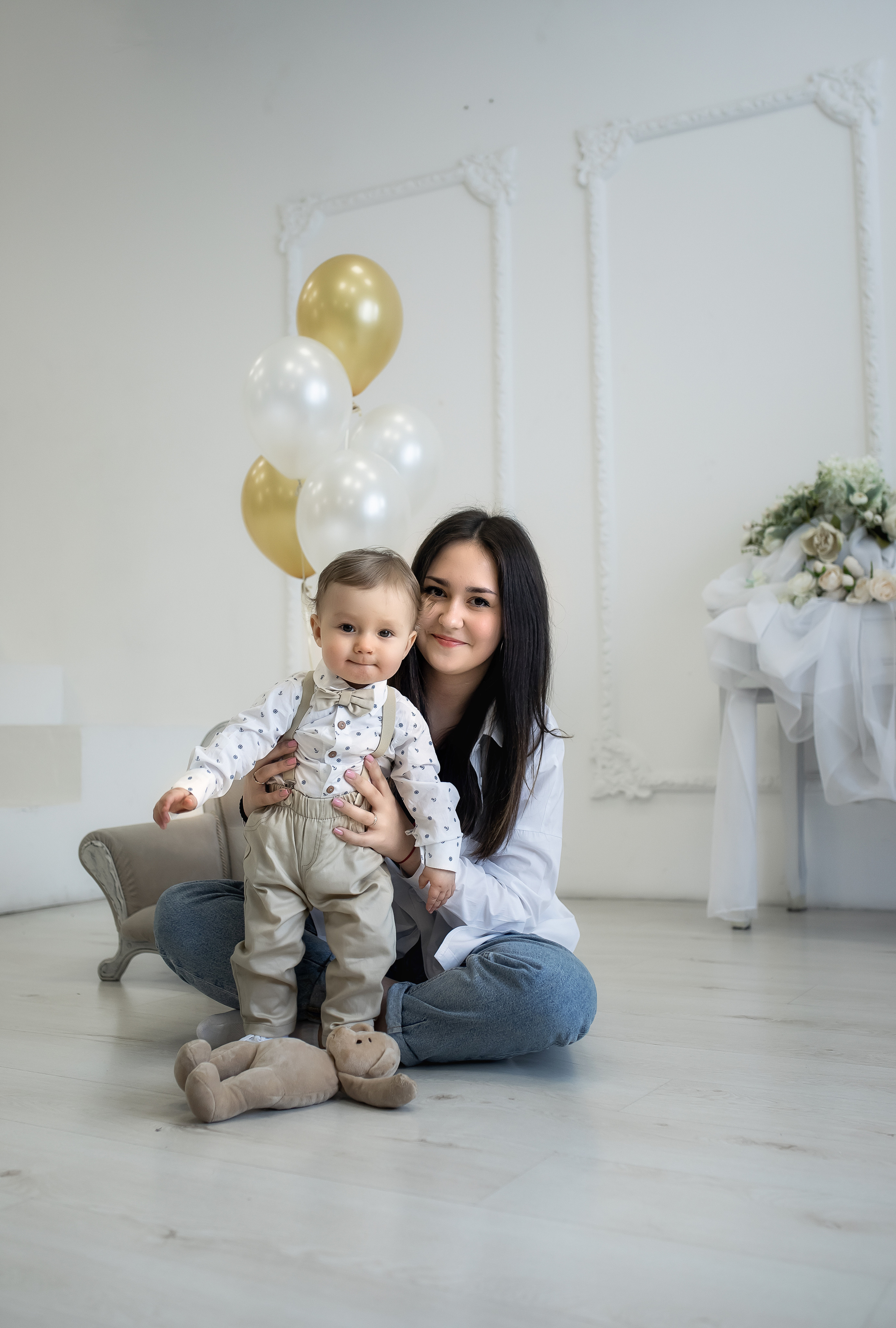 СЪЁМКА В СТУДИИ АНДРЕЙ 1 ГОД. ФОТОГРАФ