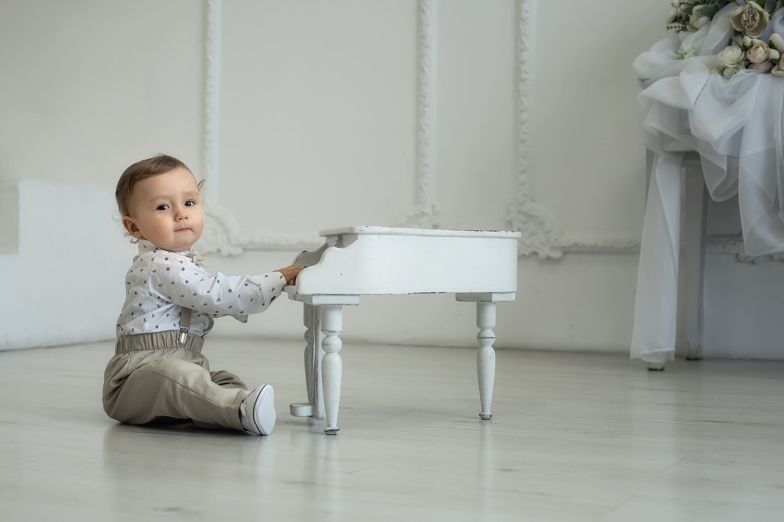 СЪЁМКА В СТУДИИ АНДРЕЙ 1 ГОД. ФОТОГРАФ