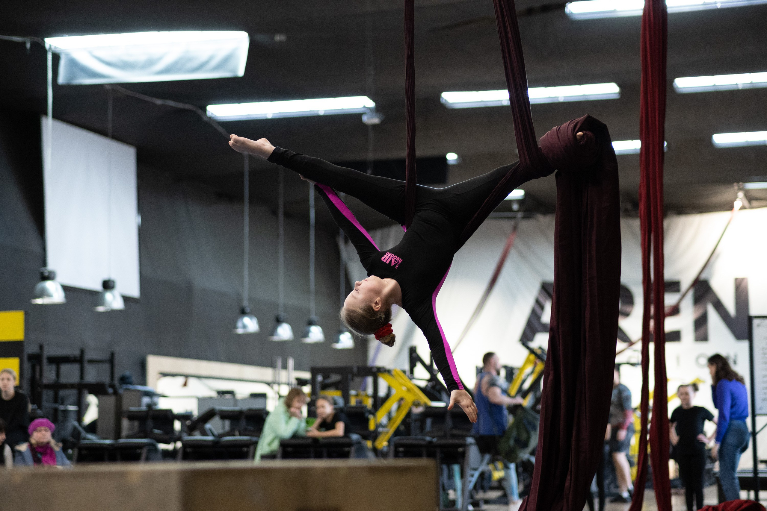 Внутриклубные соревнования по воздушной гимнастике 02.04.23