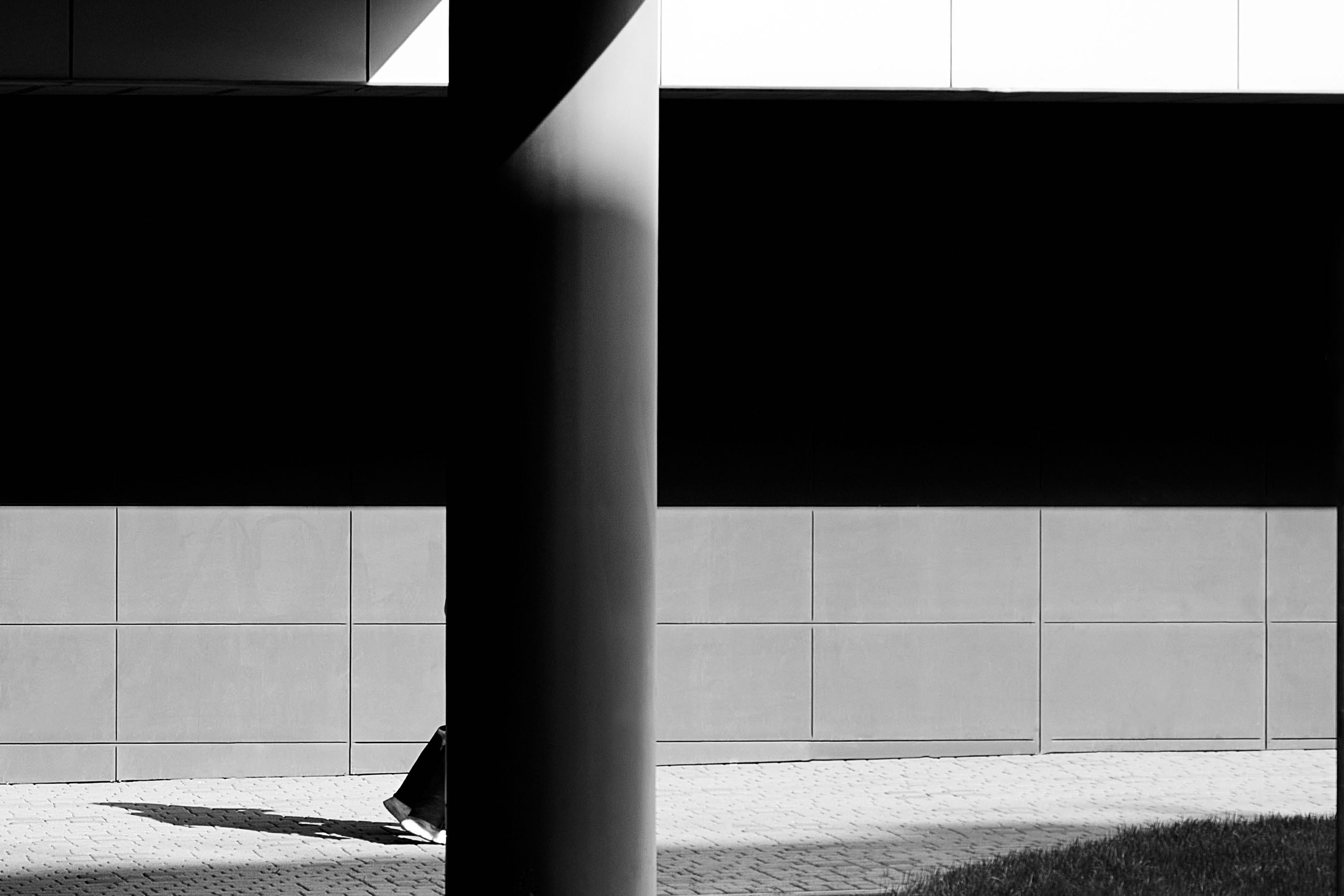 Тени, минимализм, черно-белое, чб