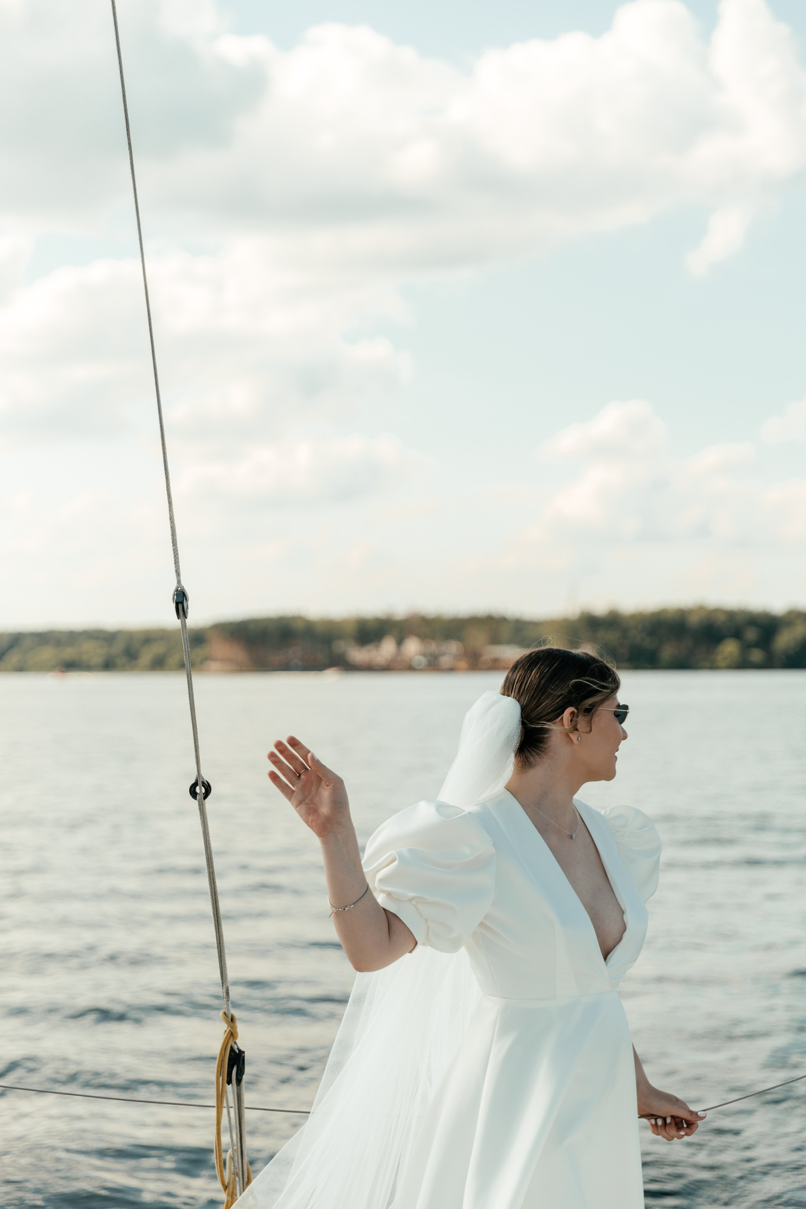 Настя и Витя | Rodina Yaht Club. Свадебный фотограф Ангелина Зотова | Обнинск, Москва, Калуга
