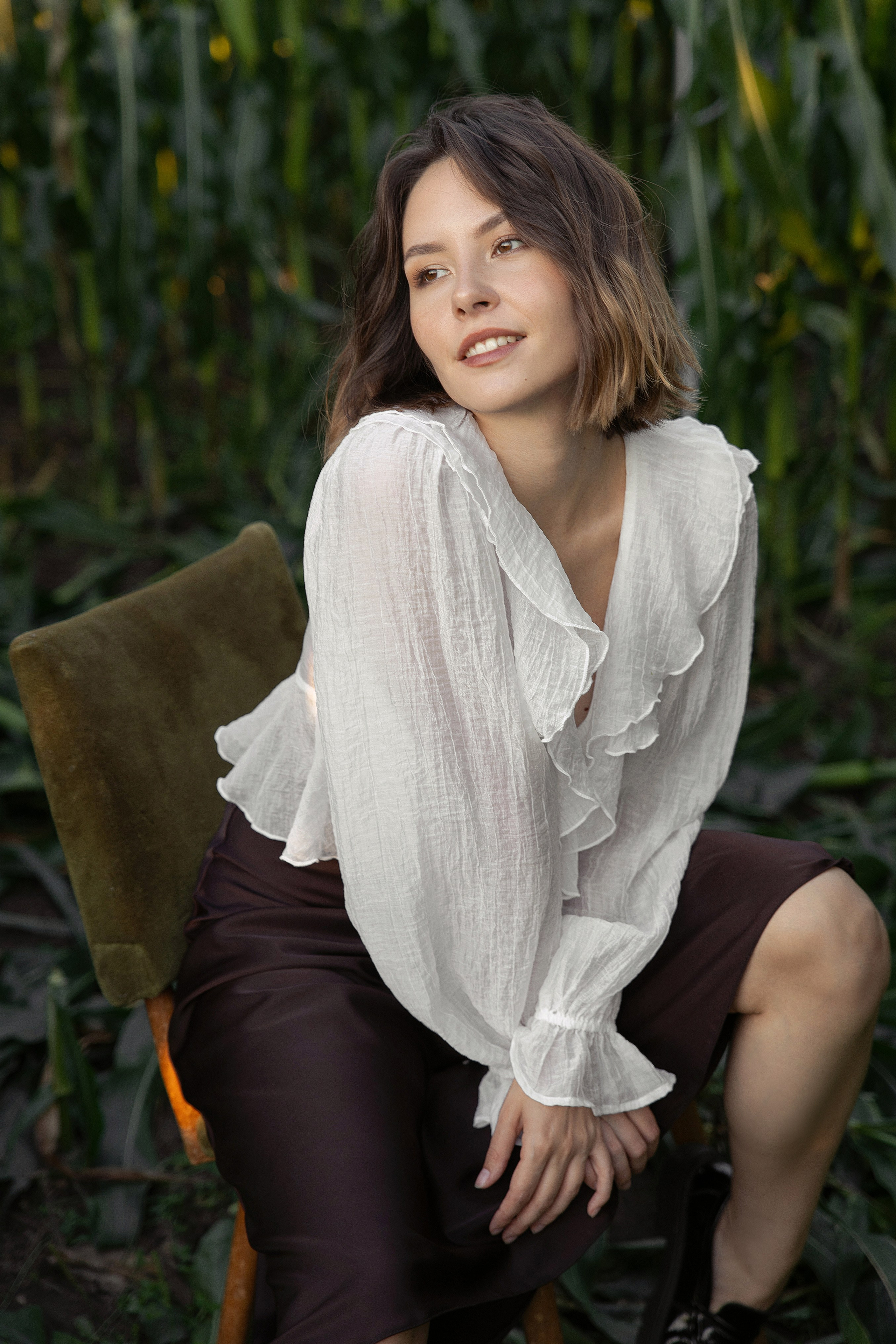 Фотосъемка в кукурузе. Свадебный фотограф в СПб Сергей Малиновский