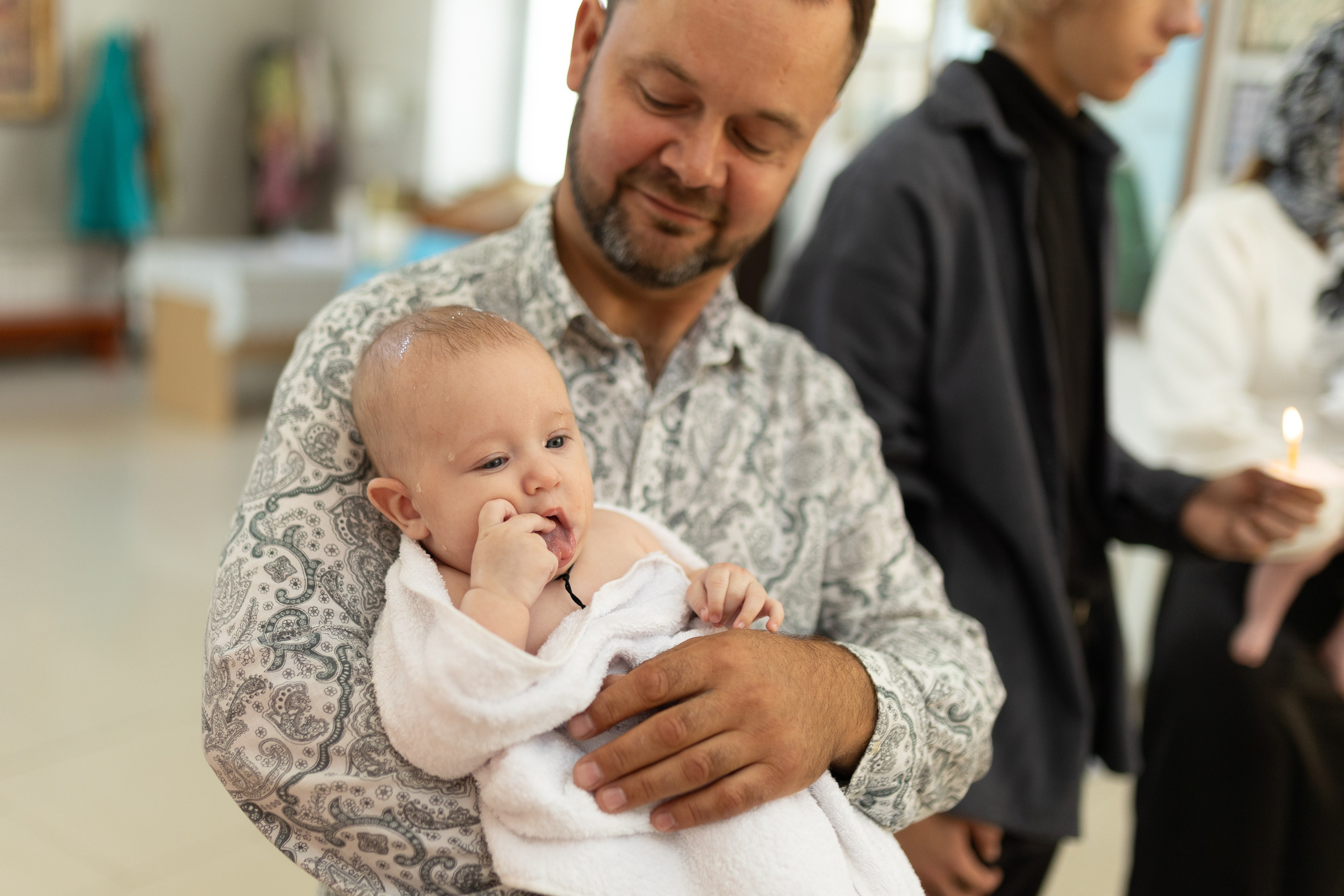 Крещение Артёма (все фото с таинсвта крещения). Фотограф новорожденных. Детский и семейный фотограф Марьяна Юдина