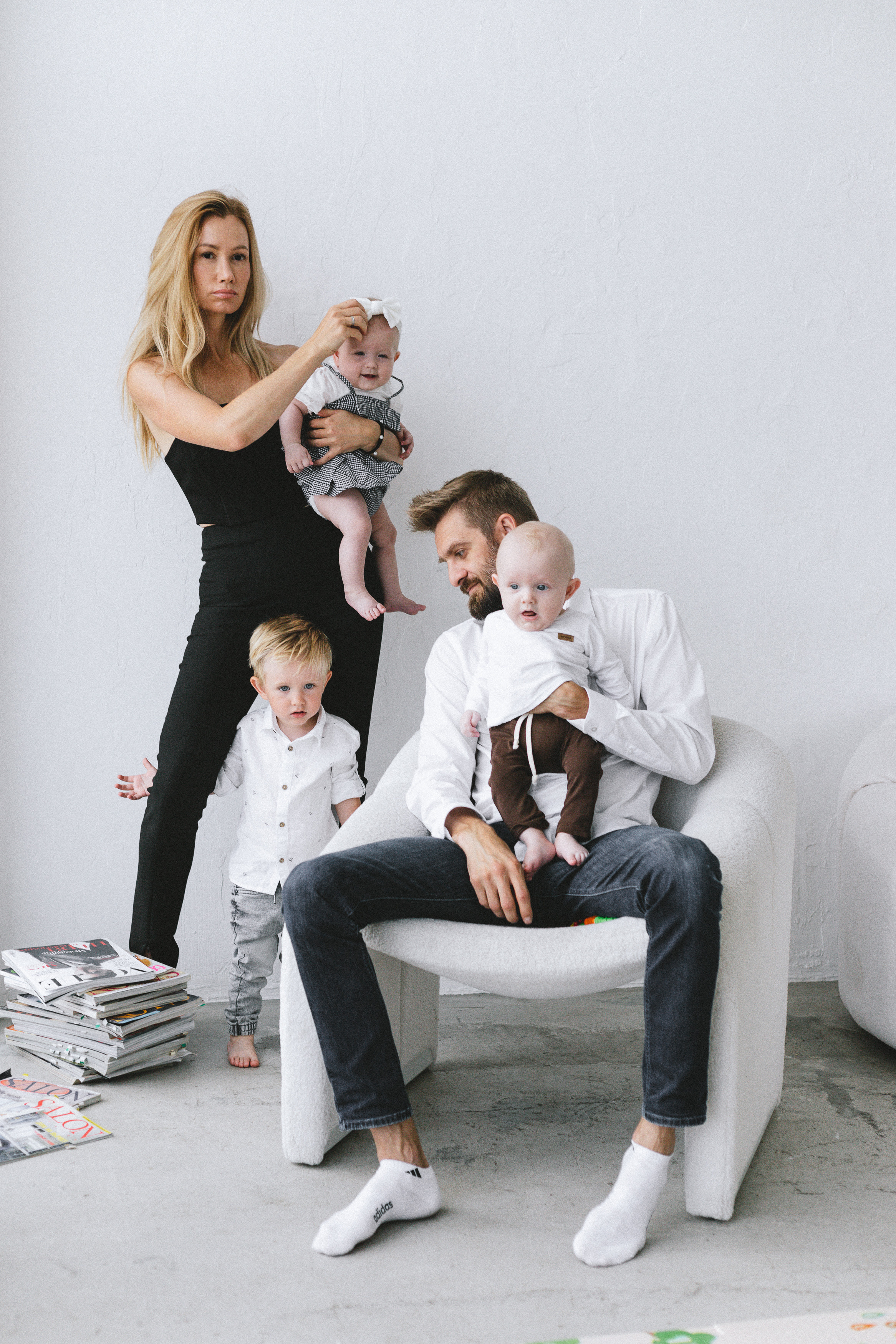 Александр, Екатерина, Серёжа, Маша и Саша. Фотограф Александр Шалагин