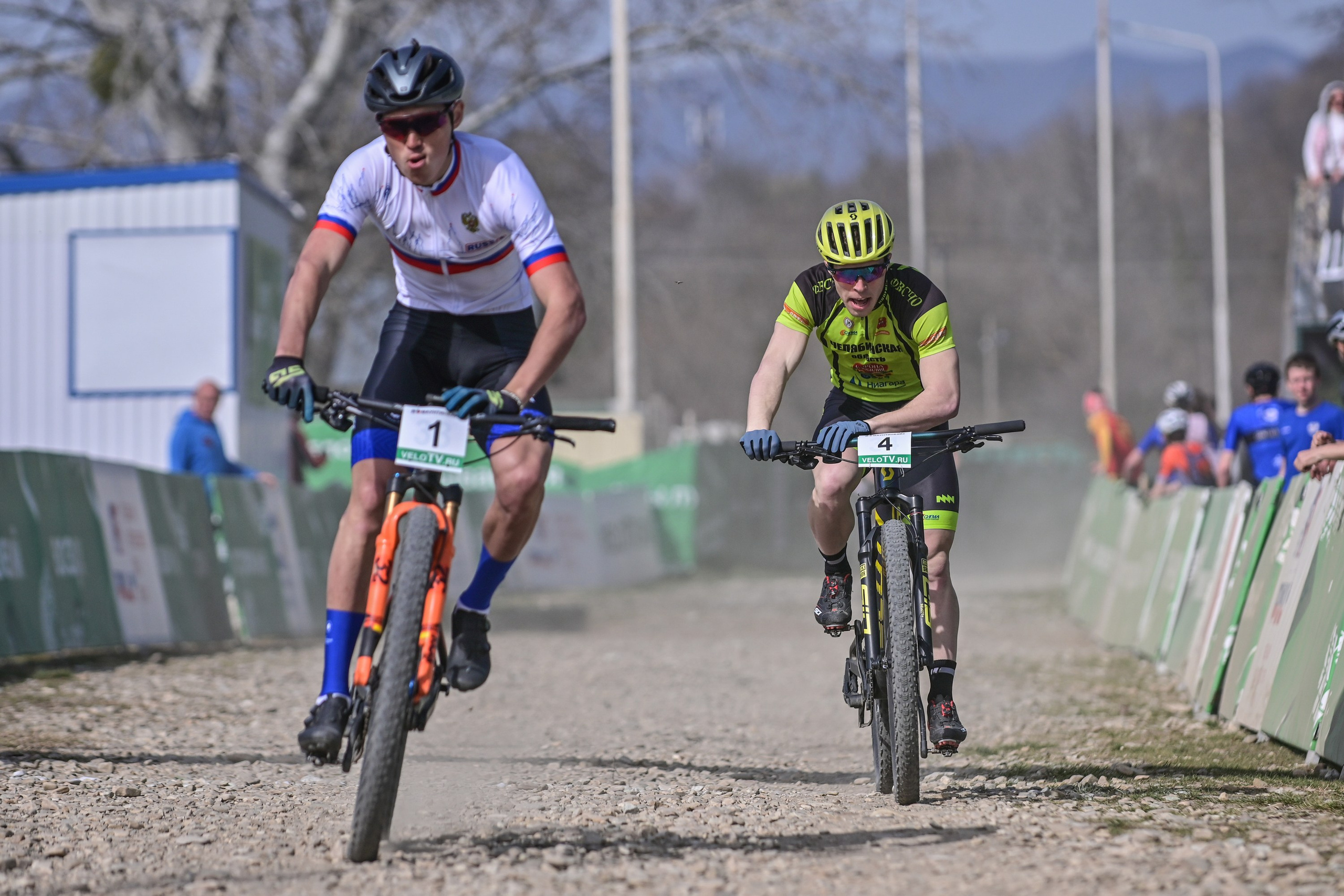 Маунтинбайк, кросс-кантри в Архипо-Осиповке 16 марта 2025. Спортивный фотограф, фотожурналист Павел Ларькин