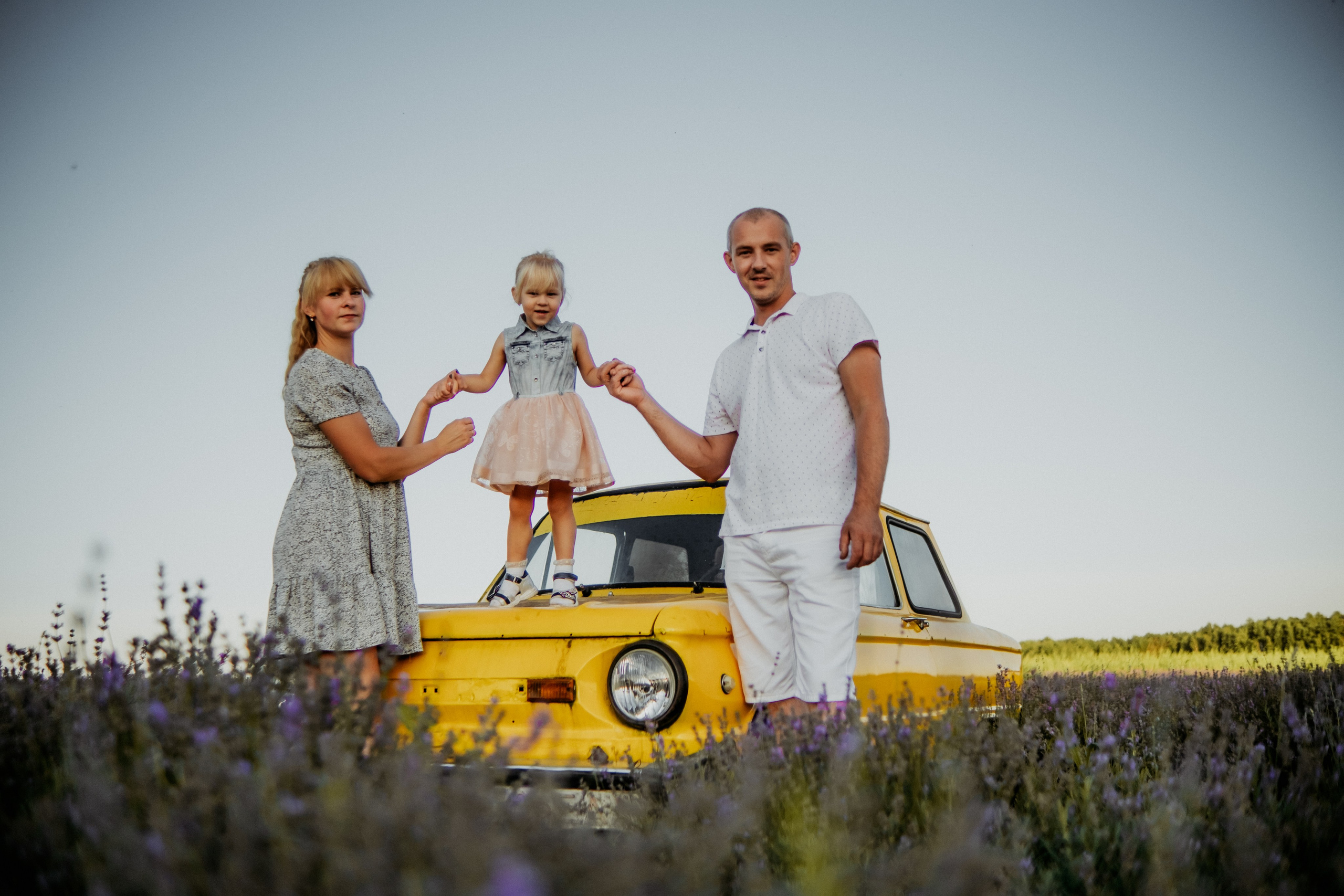 Семейная съемка в лованде. Nattie.ph