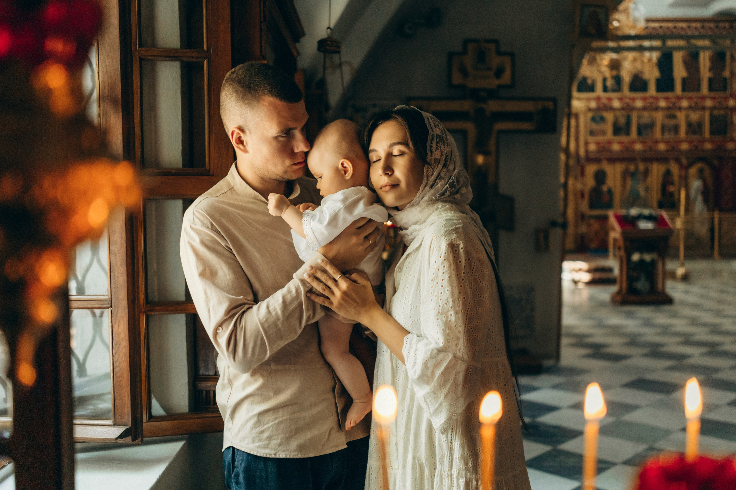 Крещение Валерии. Семейный фотограф и детский фотограф в Волгограде Алеся Бутакова — дет