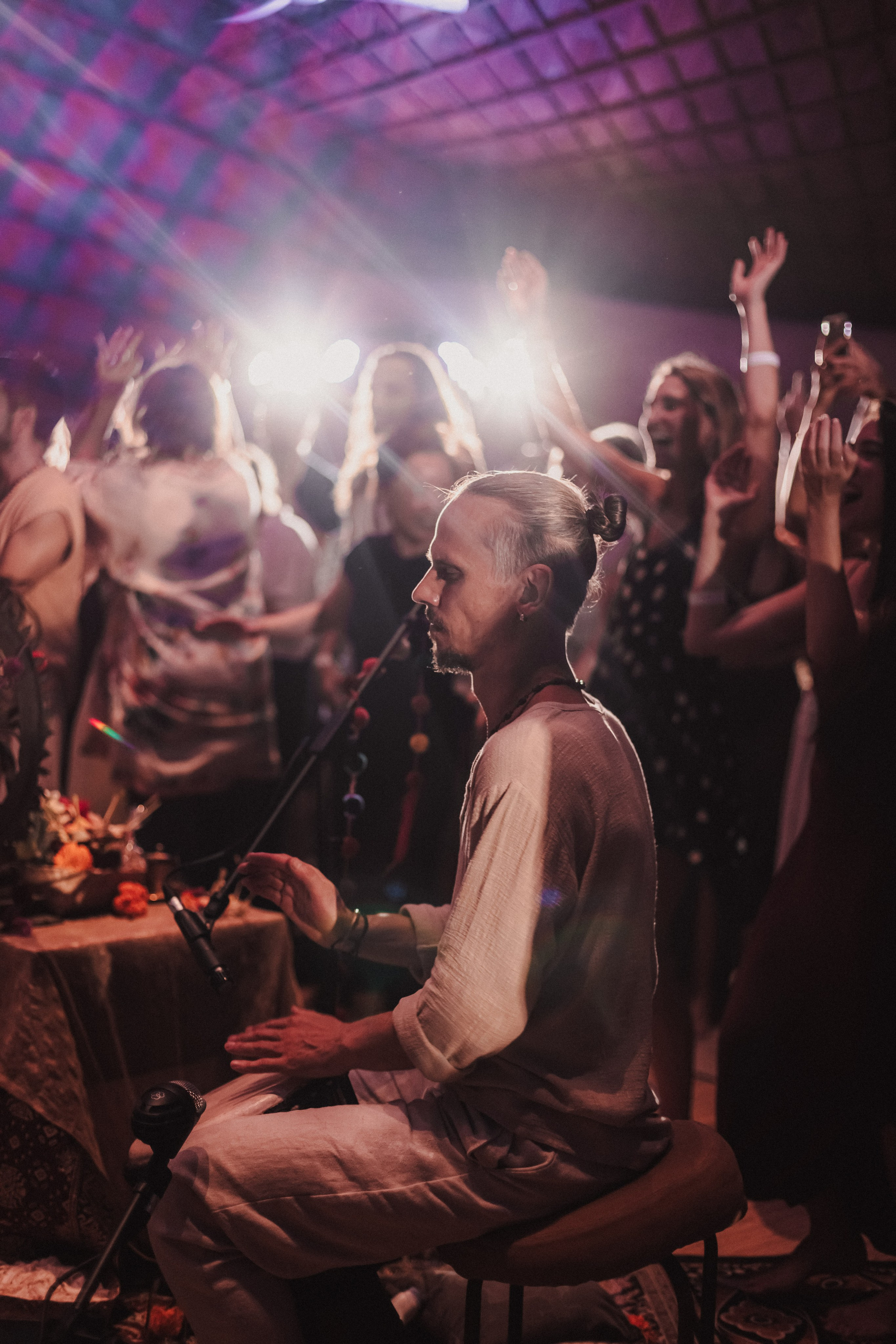 Hanuman Project kirtan at Alchemy march. Mariam Bagdasaryan