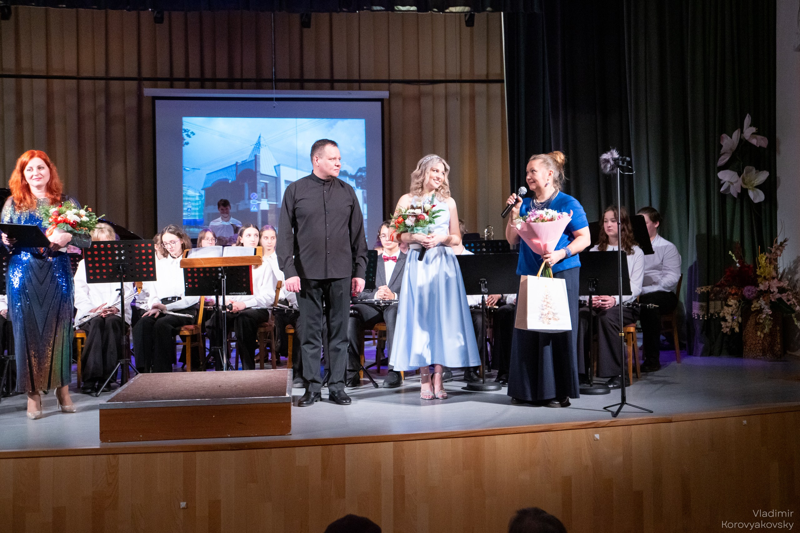 Новогодний концерт Духового оркестра ЦГИ. Фотограф Владимир Коровяковский