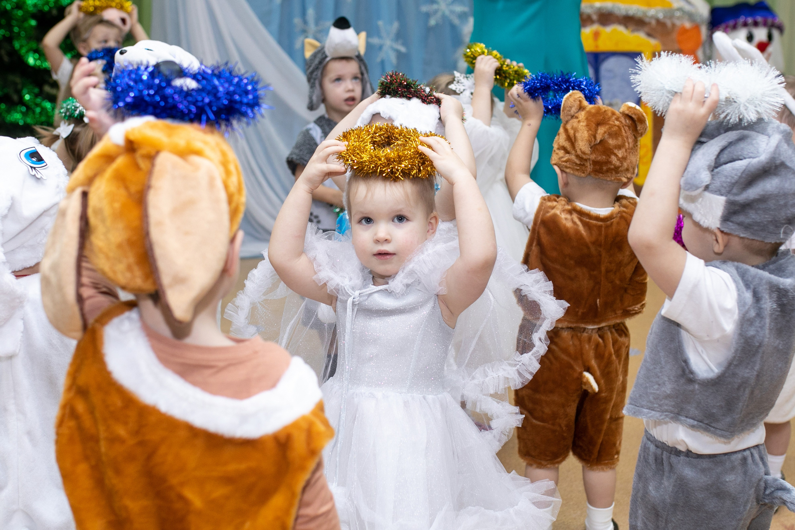 Жаконя д-с 490 Ясли новогодний утренник. Фотограф в Новосибирске Ася Зверева