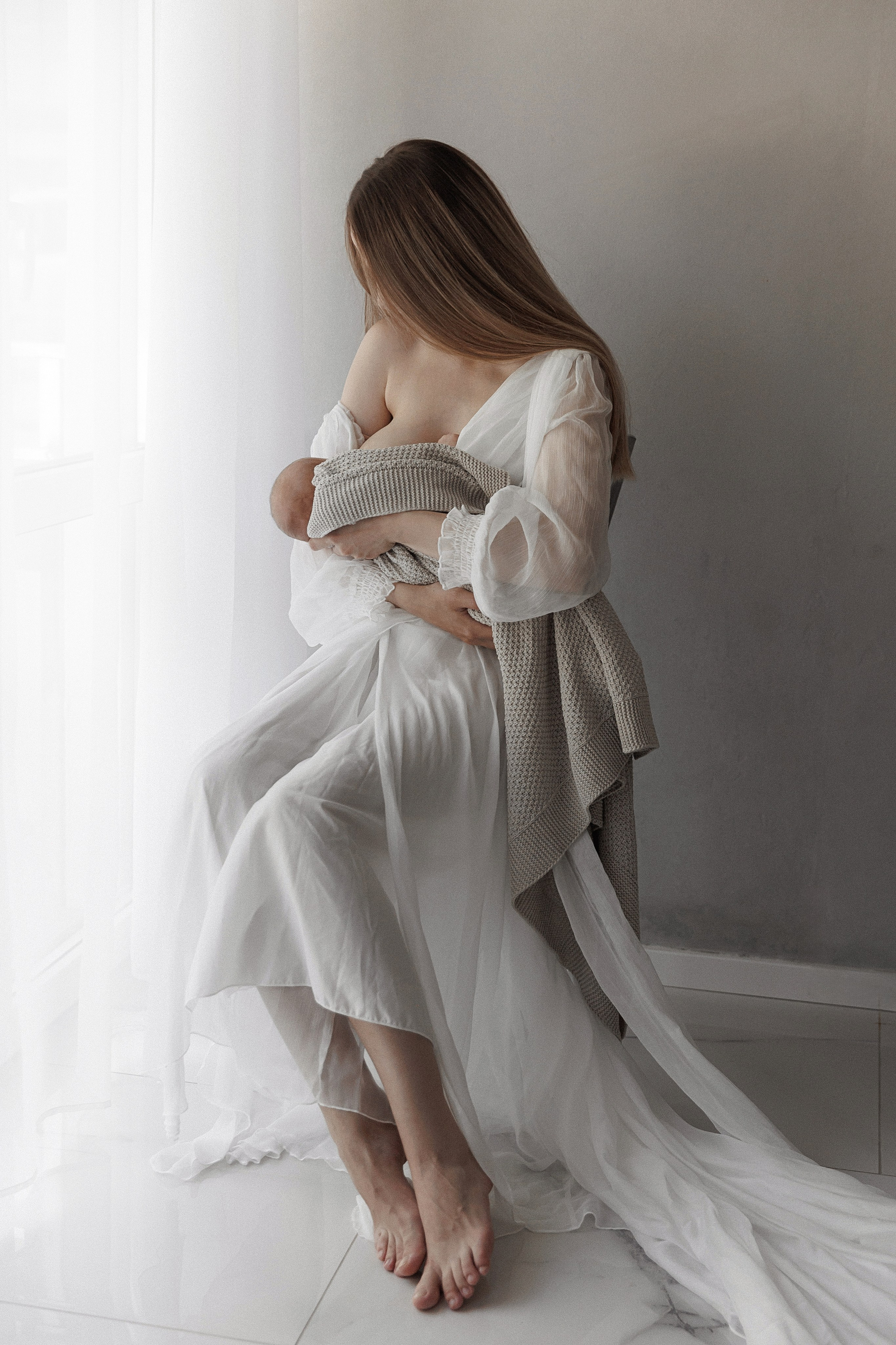 Фотосессия малышки 2 месяца. Фотограф новорожденных в Сочи Екатерина Вялова