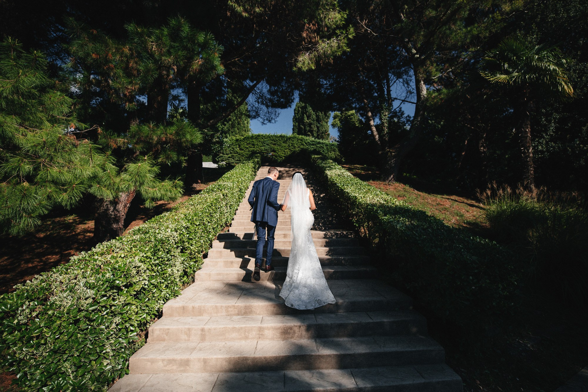 Свадебная фотосессия на вилле в Сочи. Свадебный, репортажный фотограф Дмитрий Макарченко