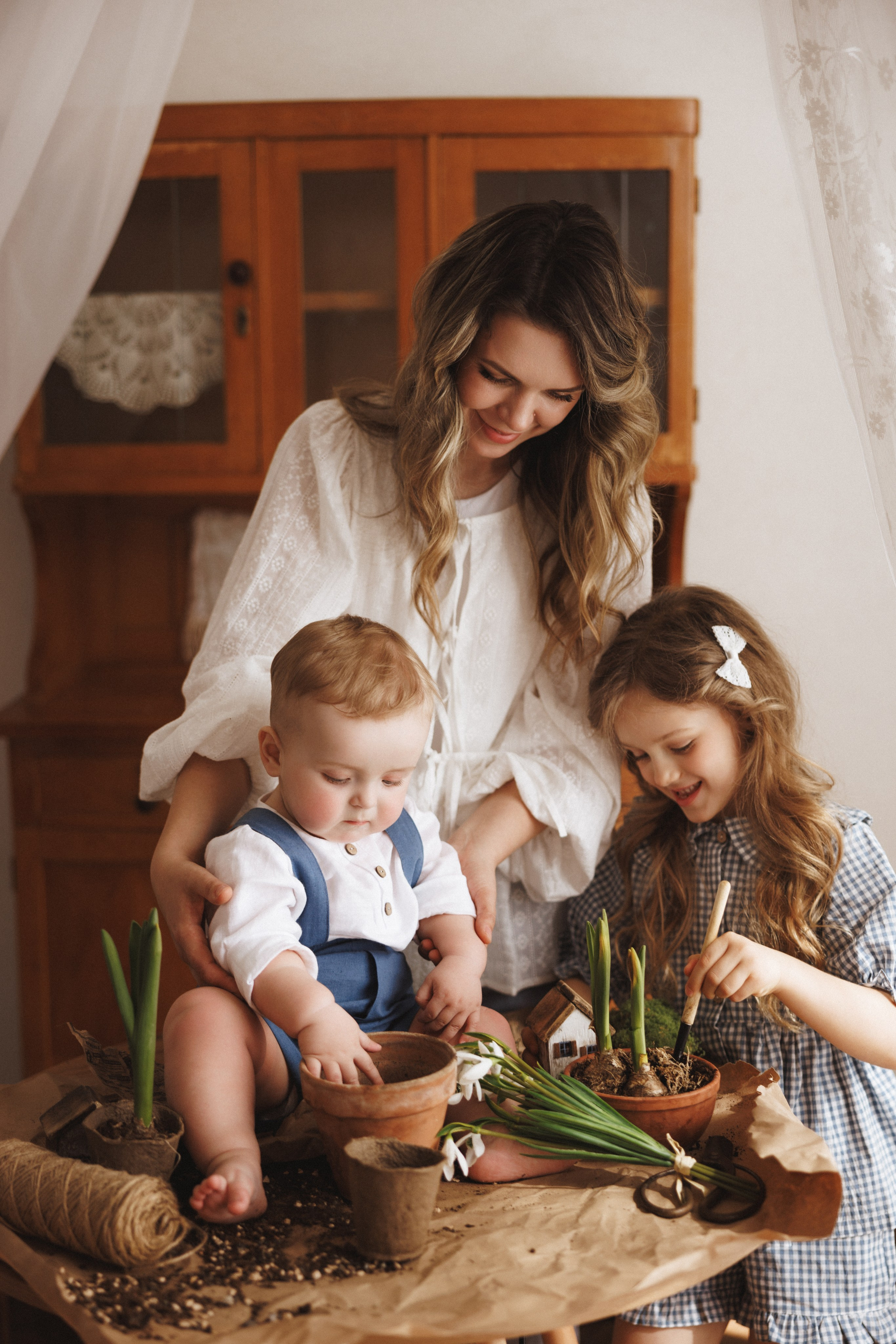 Фотосессия в стиле «Садовник», фотостудия «Mestone», город Краснодар. Семейный и детский фотограф в Краснодаре Анна Трашкова