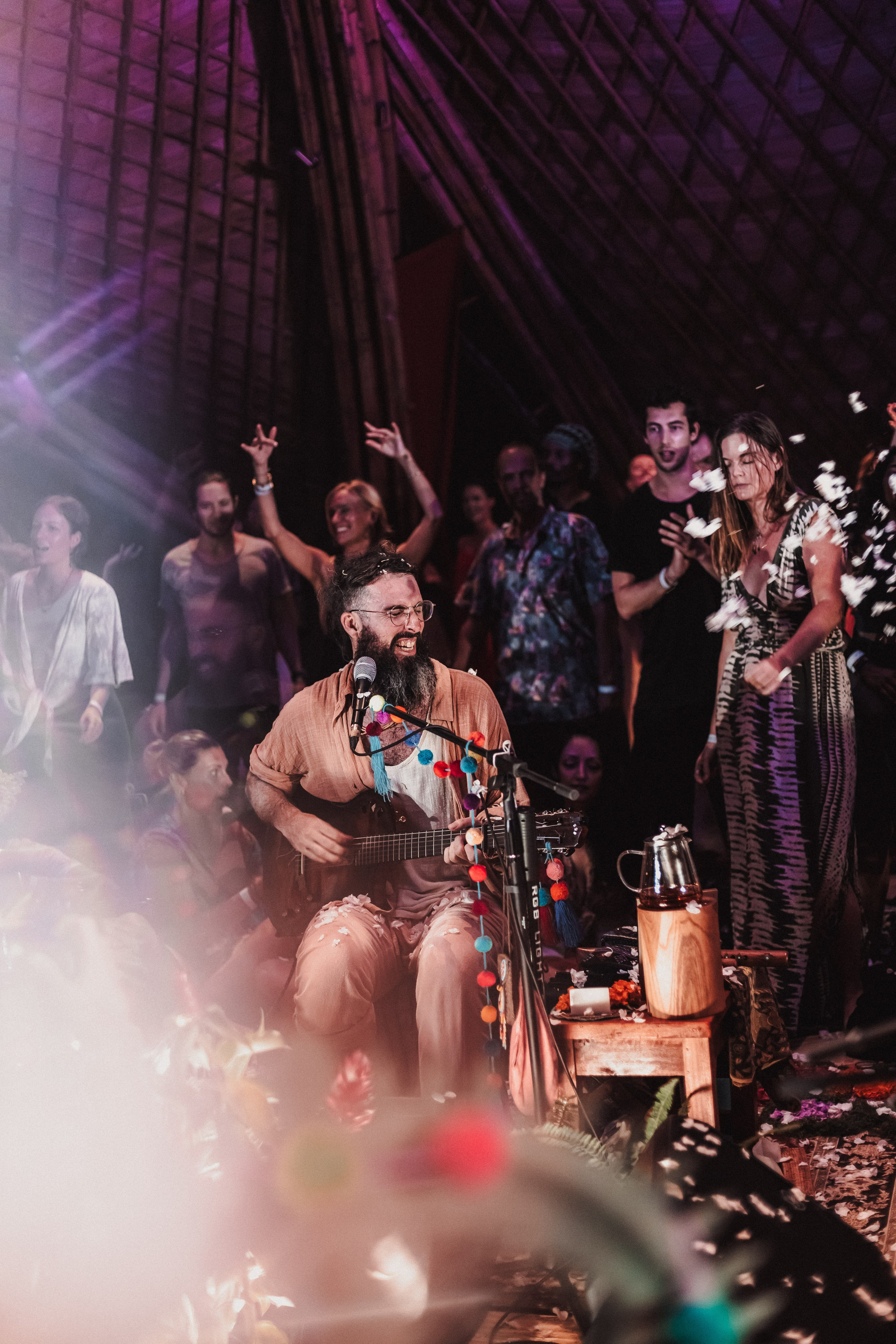 Hanuman Project kirtan at Alchemy march. Mariam Bagdasaryan