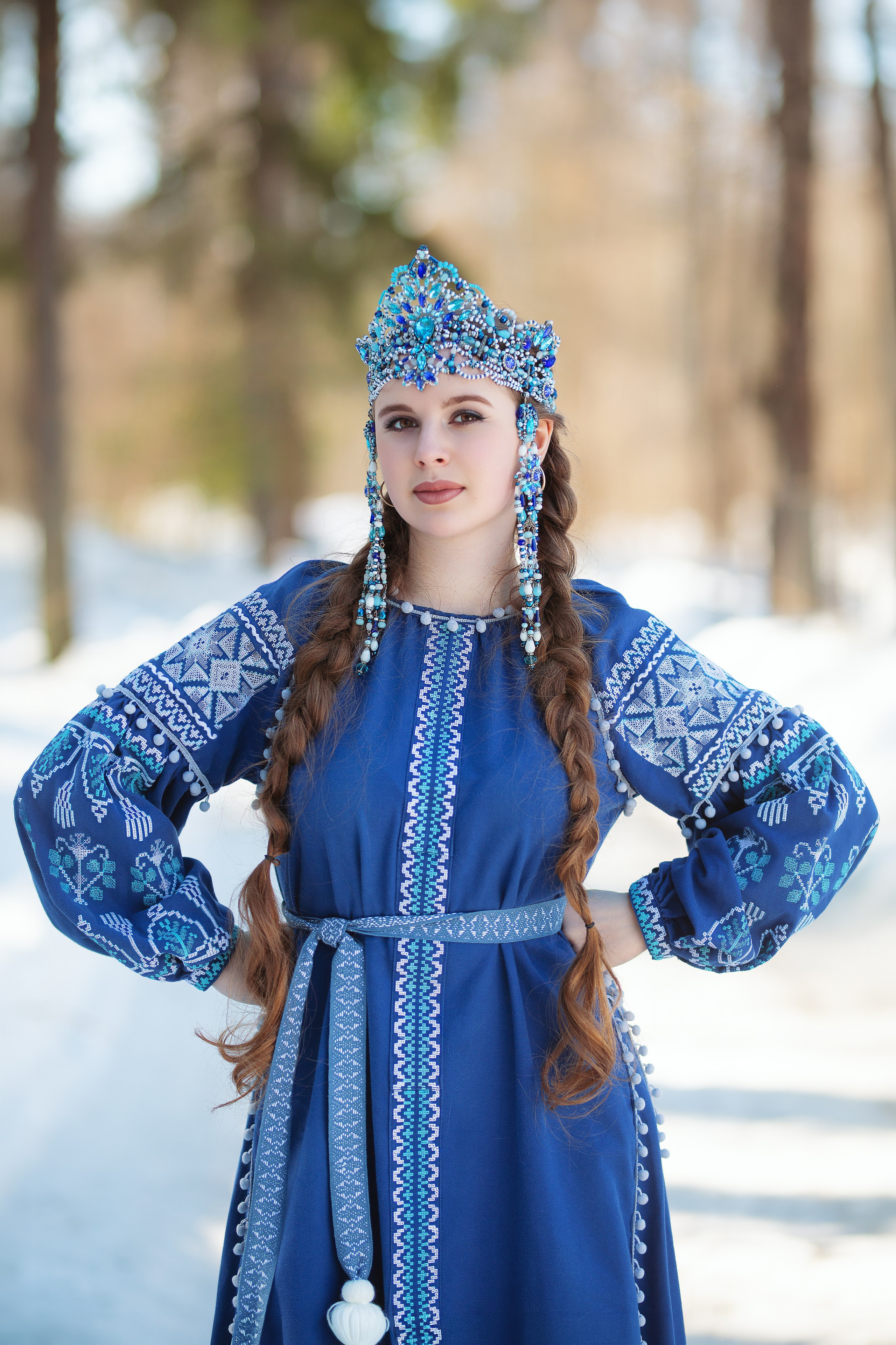 Зимушка. Ольга Дурнева. Фотограф в русском стиле. Нижний Новгород | Княжий Терем