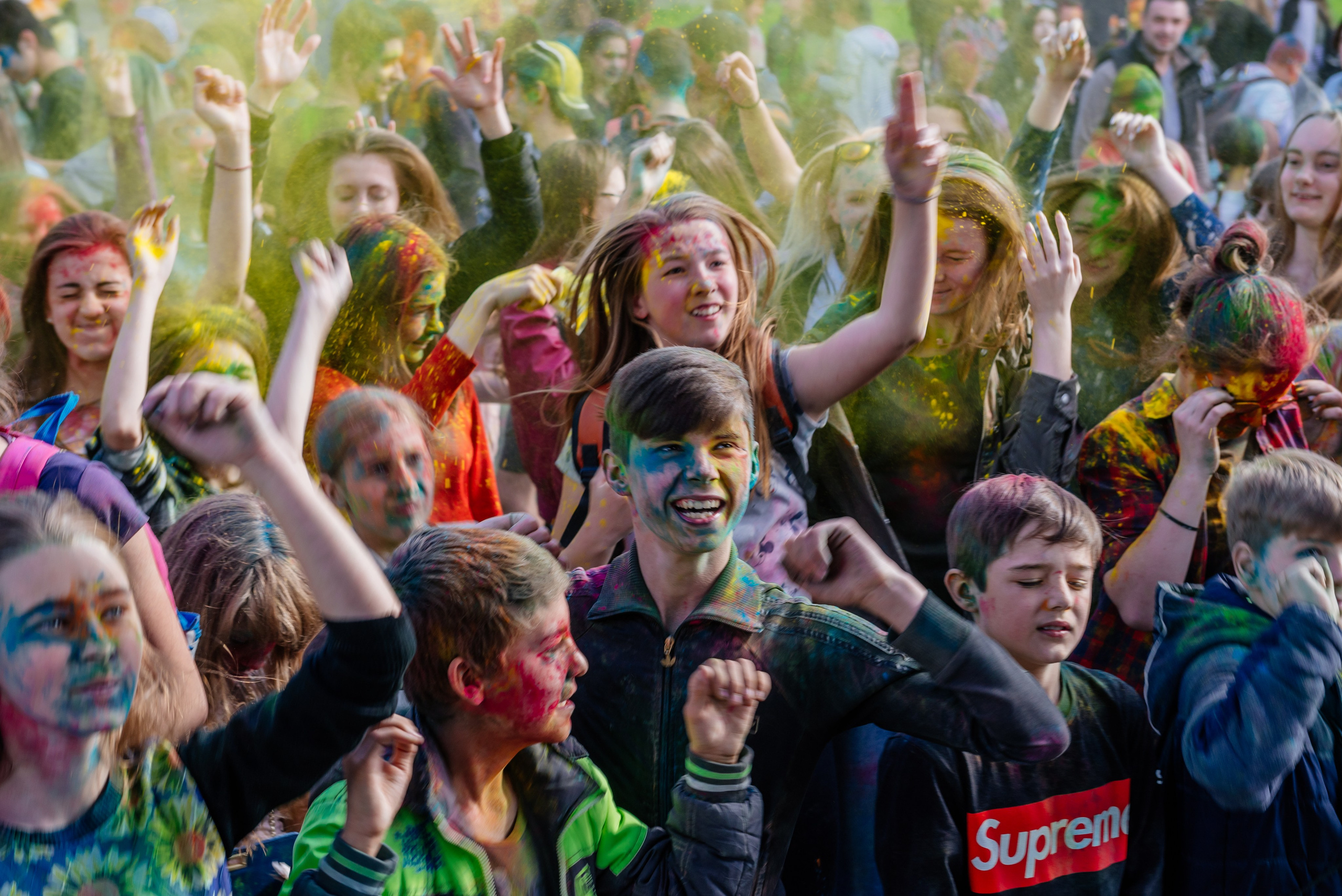 Фестиваль красок Holi. Москва, МО. Фотограф LANA STIL. Семейный, репортажный фотограф, студия. Женский, мужской портрет. Фотографирую территориально в г. Королев, Москва, МО
