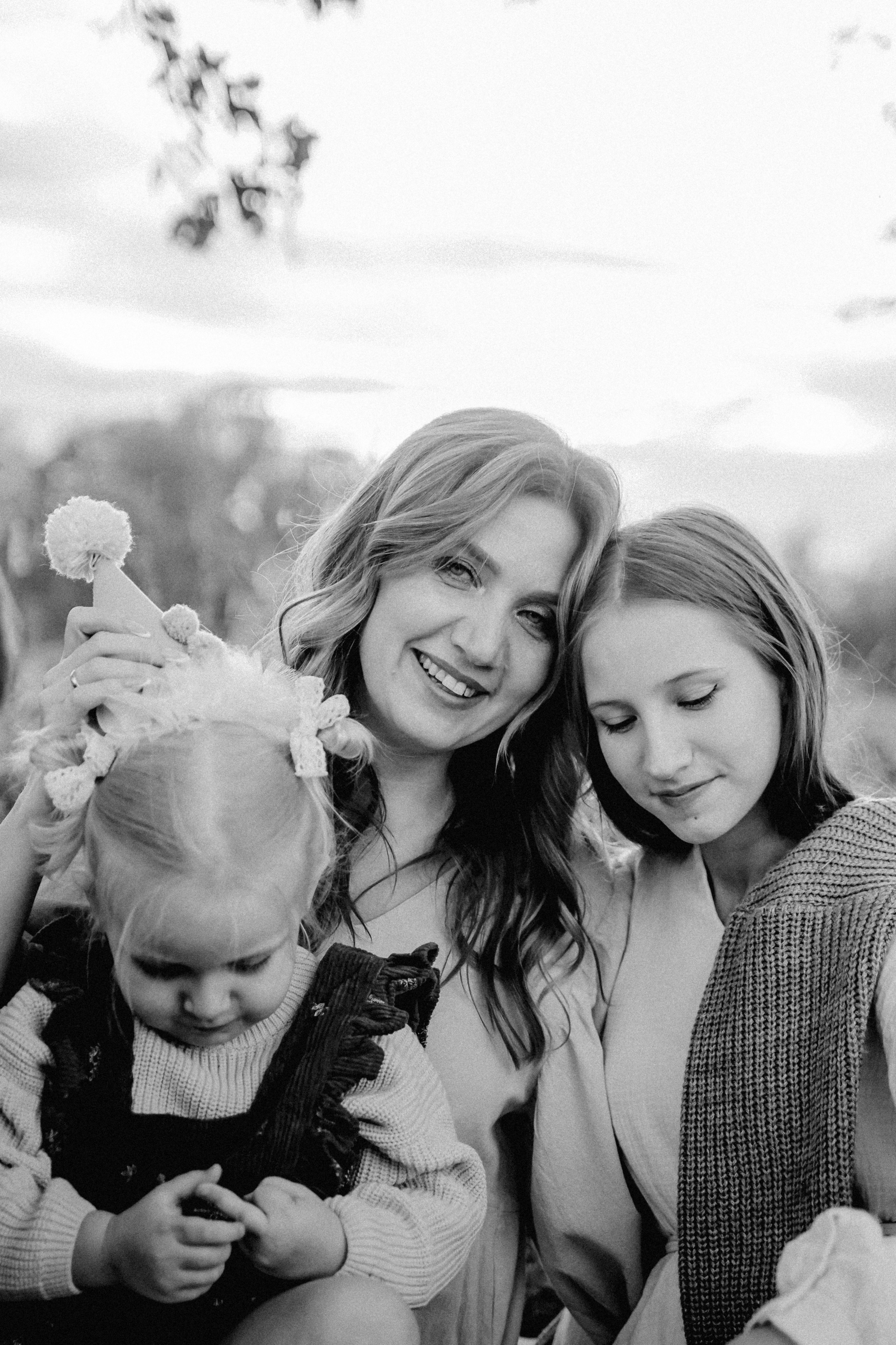 Семья на природе