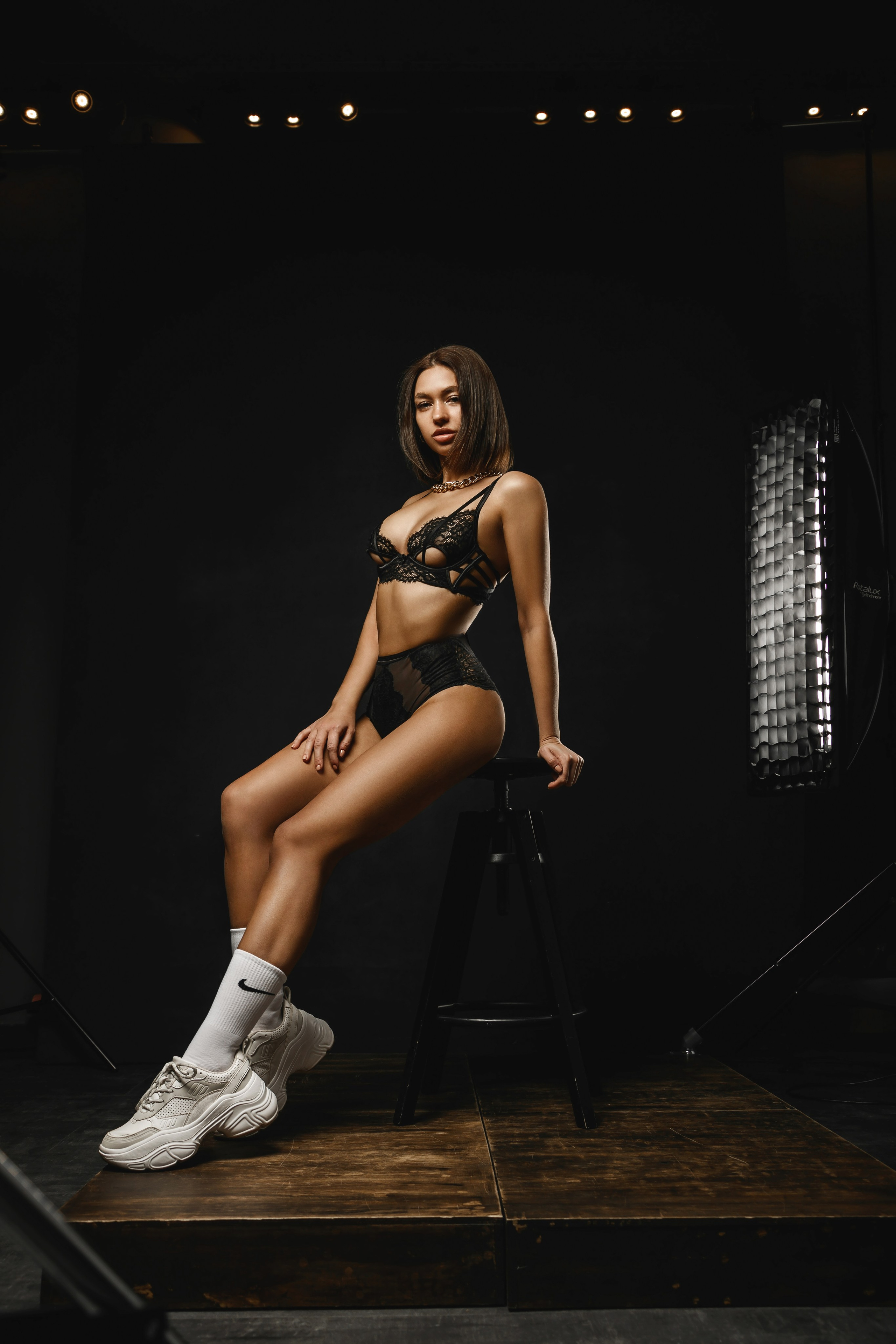 Бельевая съемка для Ирины. Портретный и Фитнес фотограф в Москве Владислава Рыбалкина