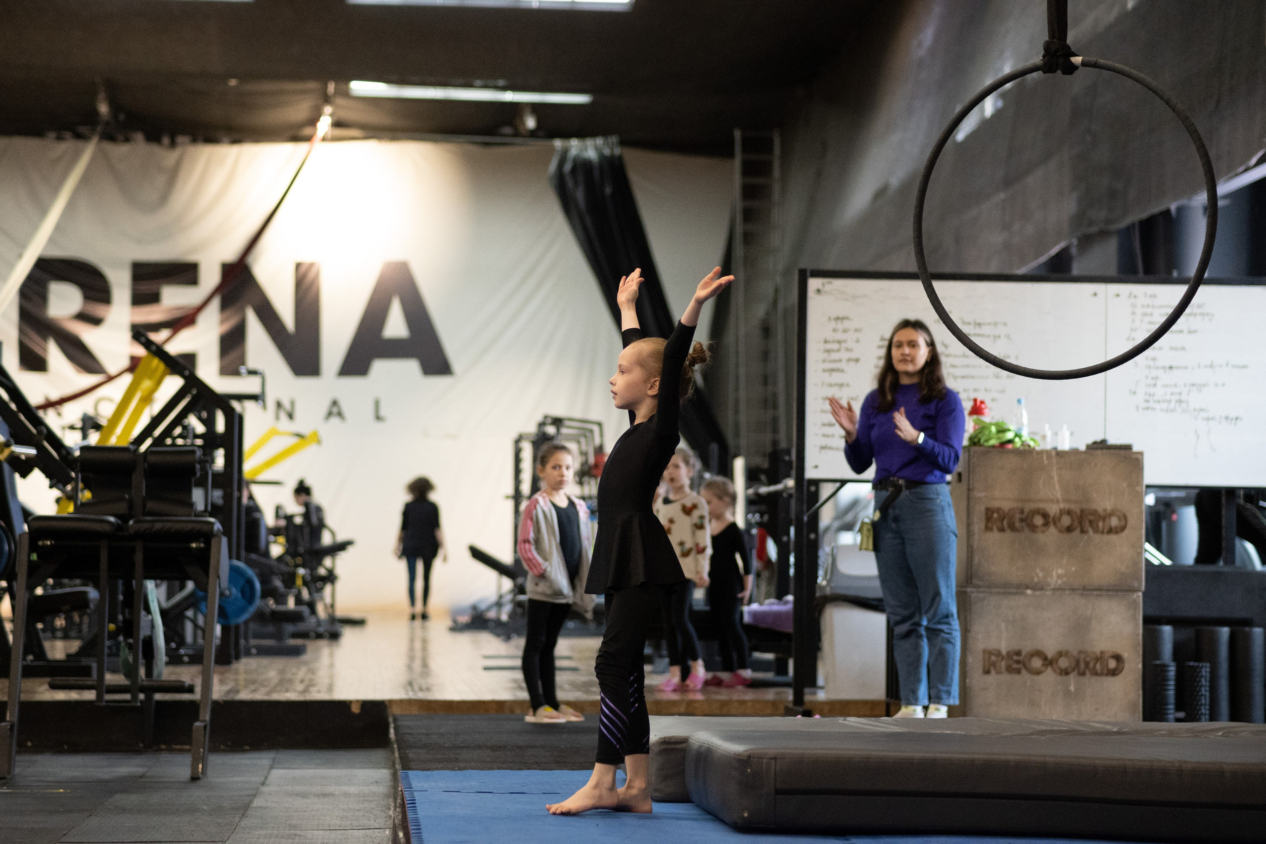 Внутриклубные соревнования по воздушной гимнастике 02.04.23