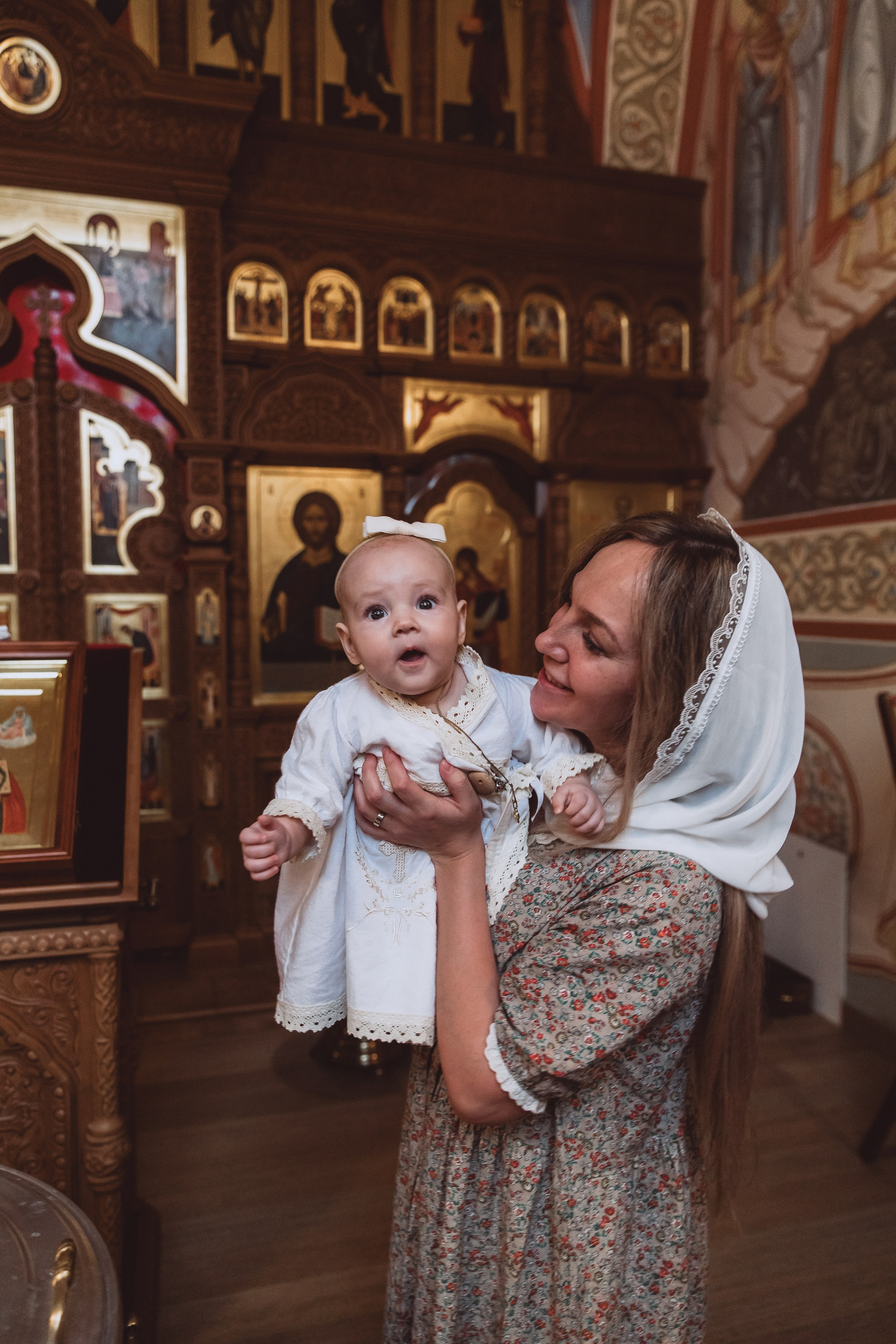 Таинство Крещения Николь в Гефсиманском Черниговском ските. Детский и семейный фотограф в Пушкино, Мытищи, Москва Сергеева Светлана