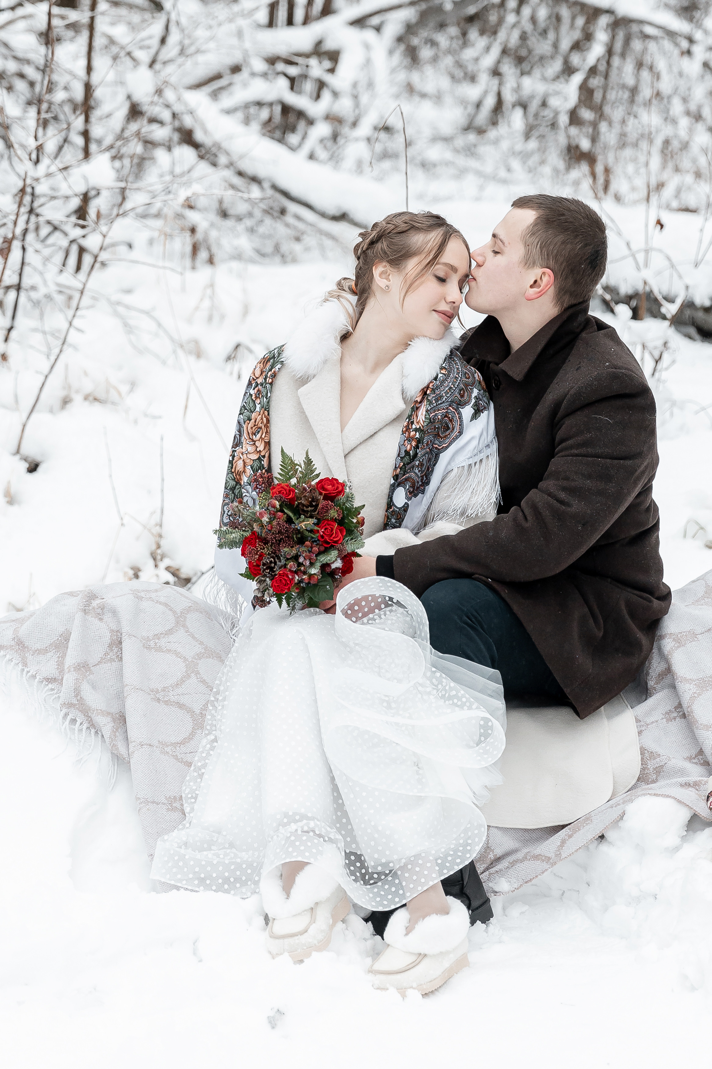 Проект «3 идеи для зимних свадеб». Свадебный фотограф Колесников Антон