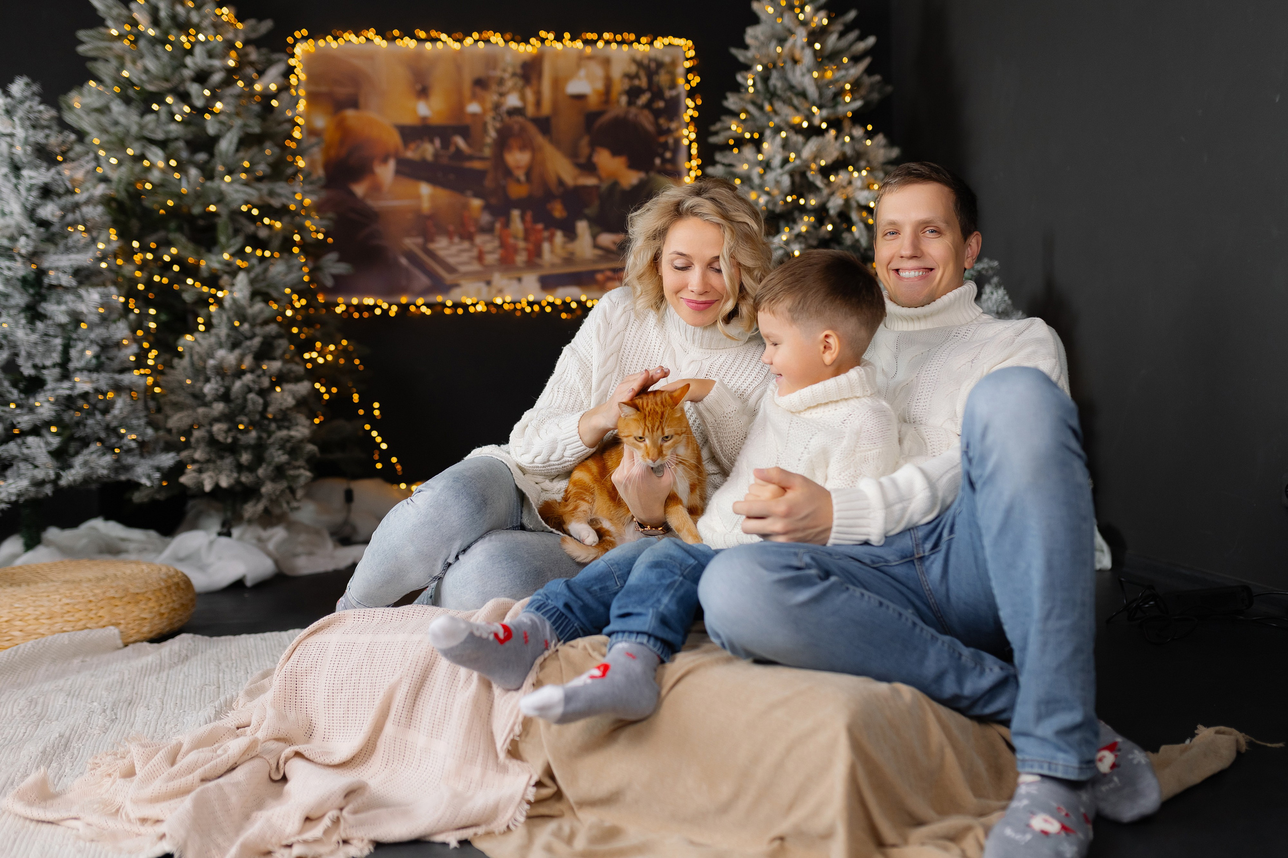 Семейная новогодняя съемка. Свадебный фотограф в Минске/Беларуси Сергей Спиридонов