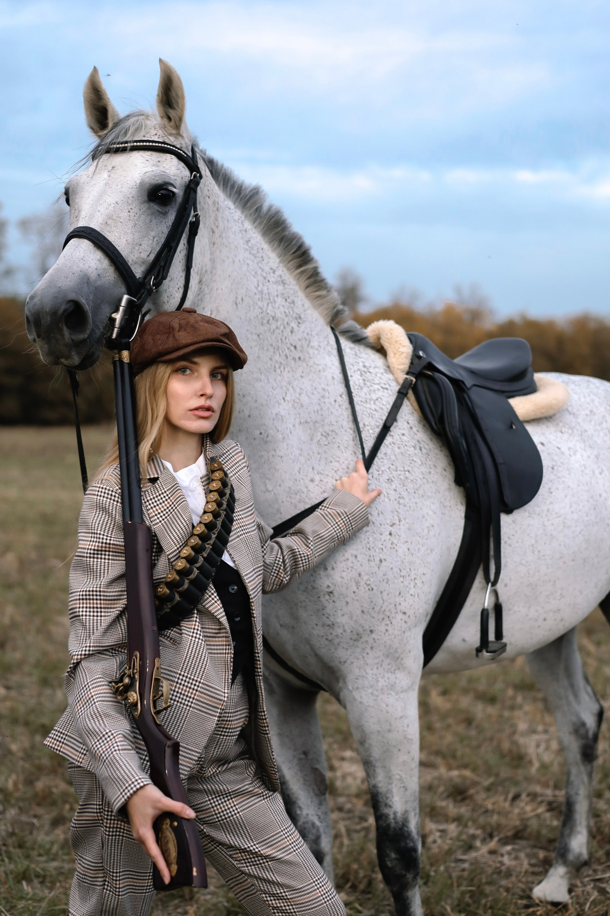 Фотопроект «Охота» с лошадью Куклой. Семейный и конный фотограф в Краснодарском крае и Адыгее