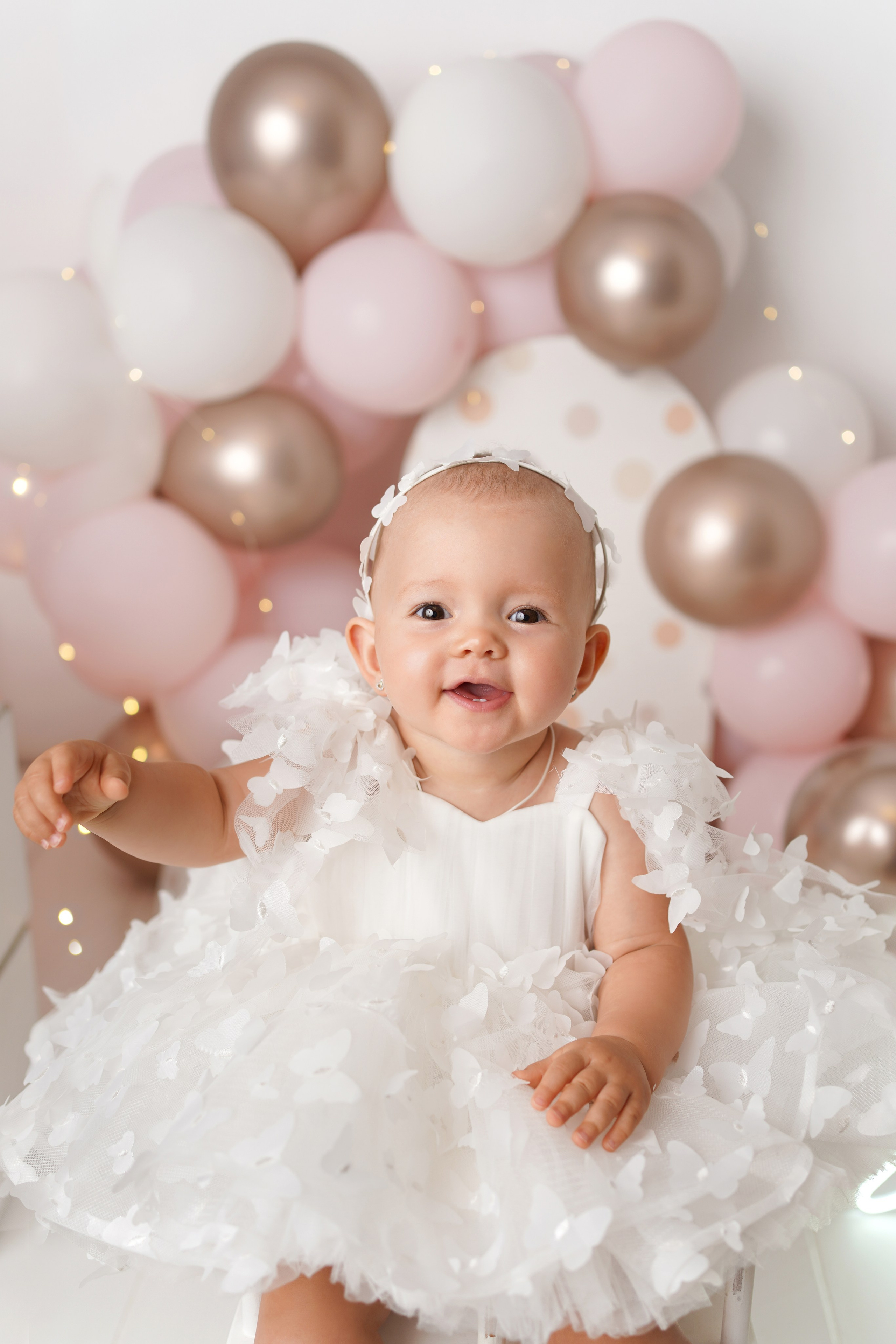 Детская фотосессия Первый годик Милены. Детский фотограф и фотограф новорожденных в Калининград Оксана Иваний