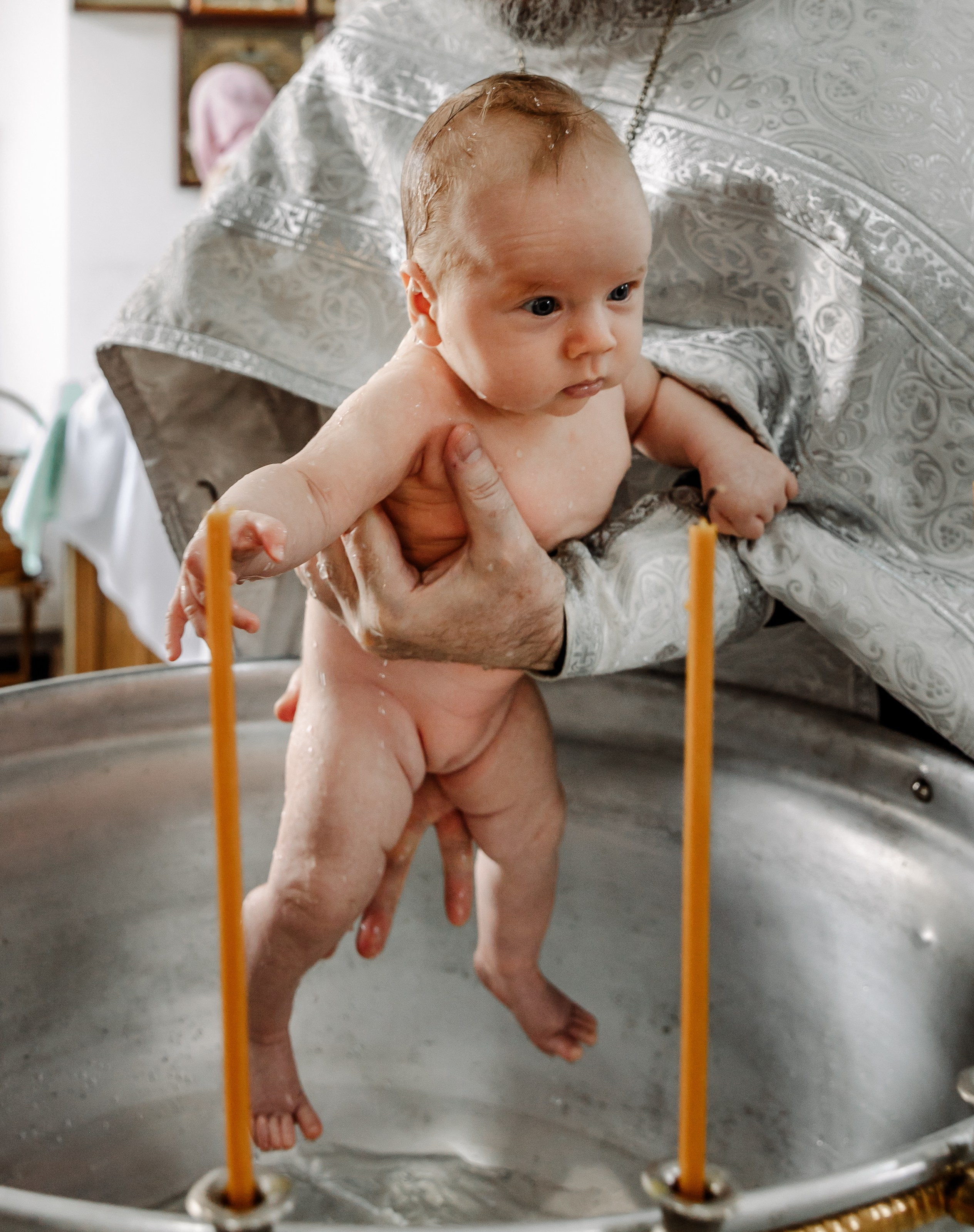 Крещение Сияны. Портретный и семейный фотограф в Москве Ирина Голубчина