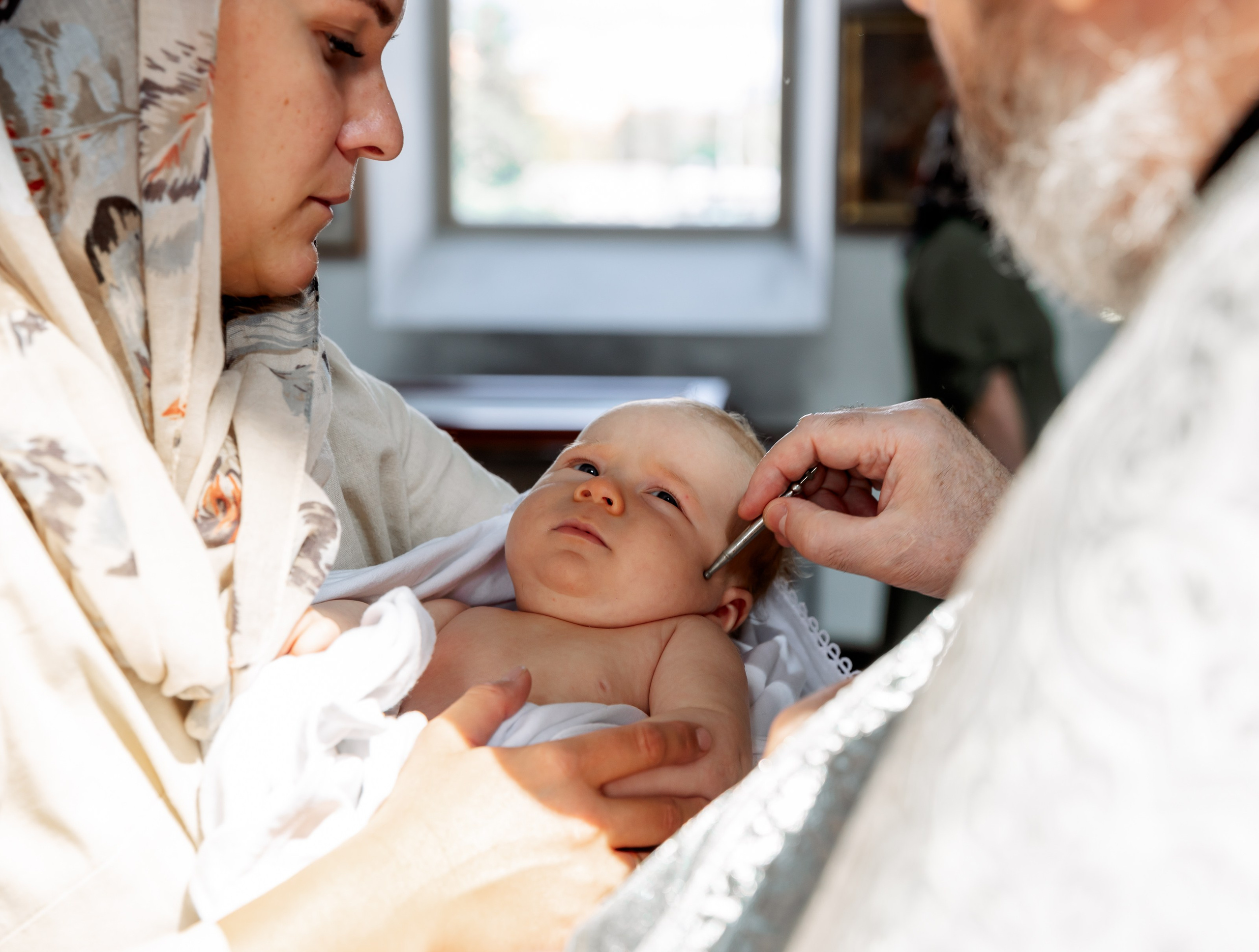 Крещение Сияны. Портретный и семейный фотограф в Москве Ирина Голубчина