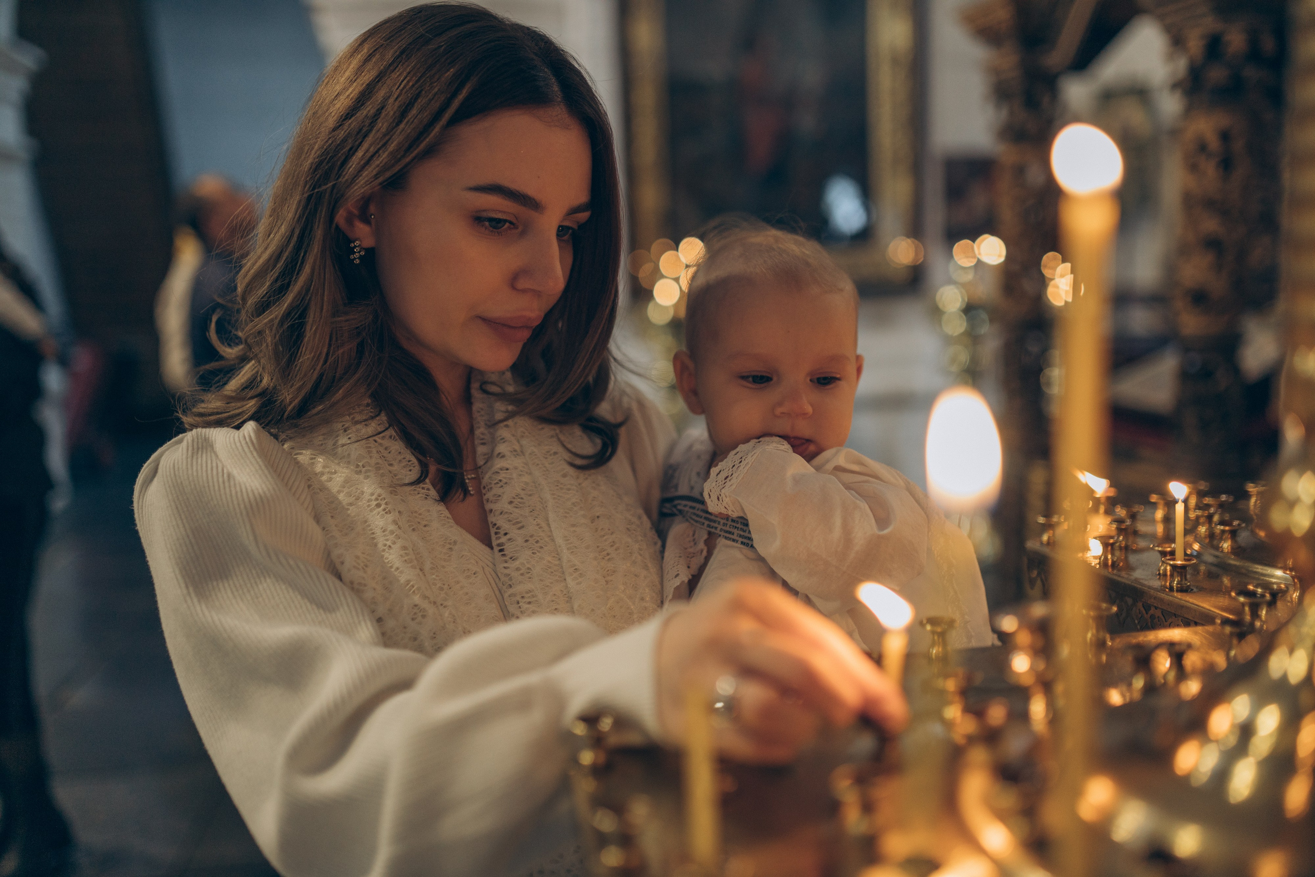 Крещение Марии. Семейный фотограф и фотограф на роды в Ростове-на-Дону Мухина Виктория