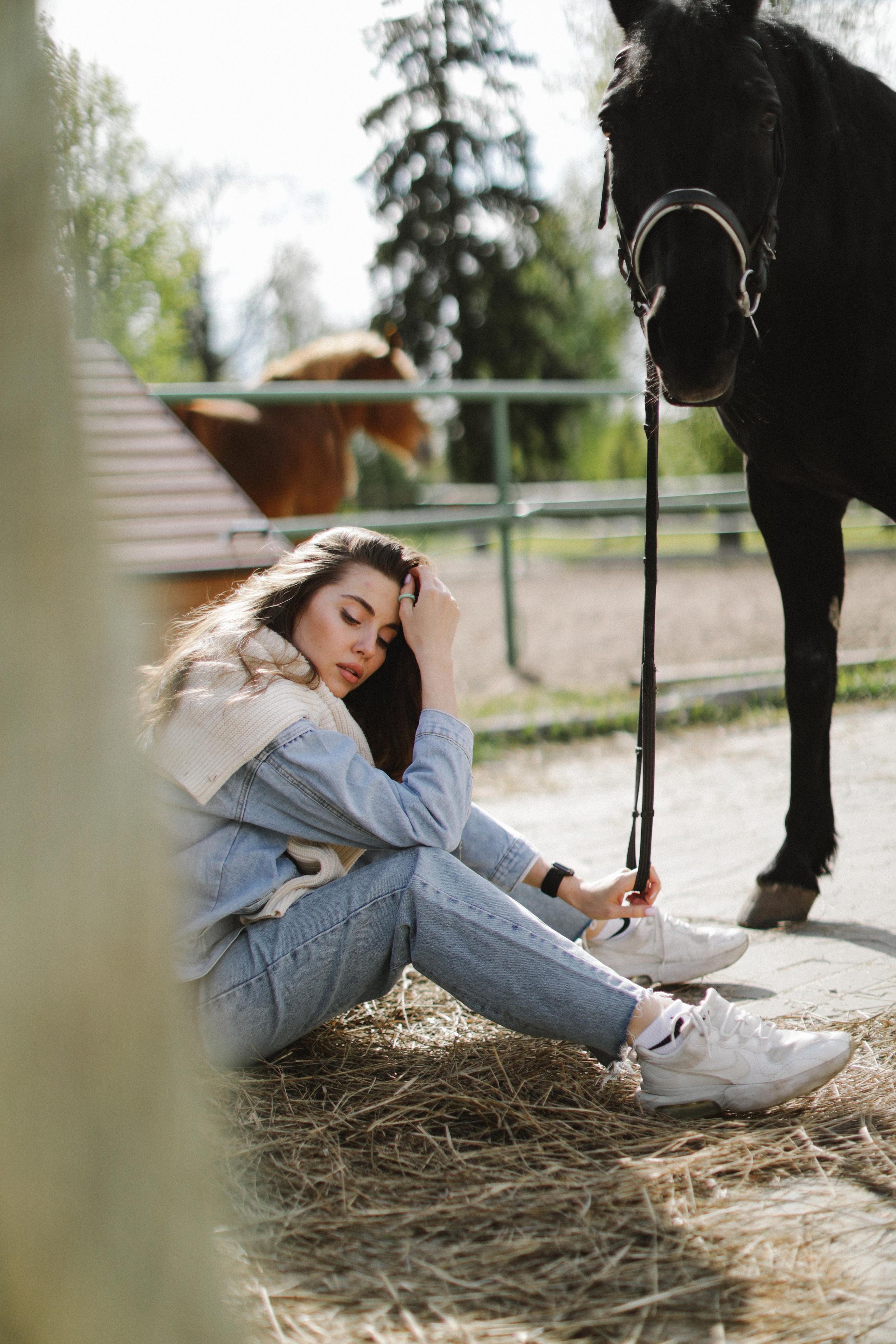 Прогулка с лошадьми 🤍. Фотограф в Нижнем Новгороде