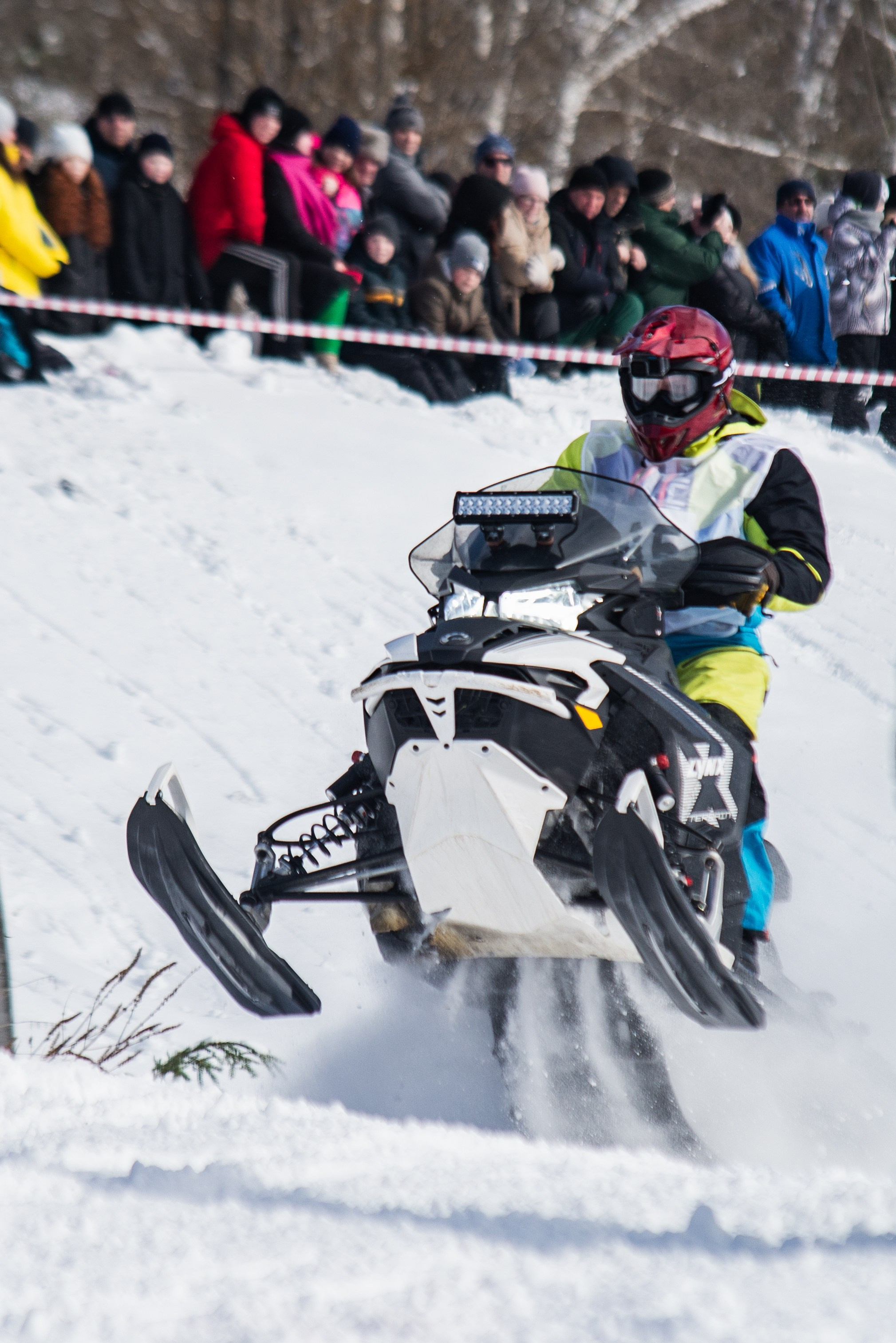 Чемпионат по кроссу на снегоходах. Паша Страхов — фотограф