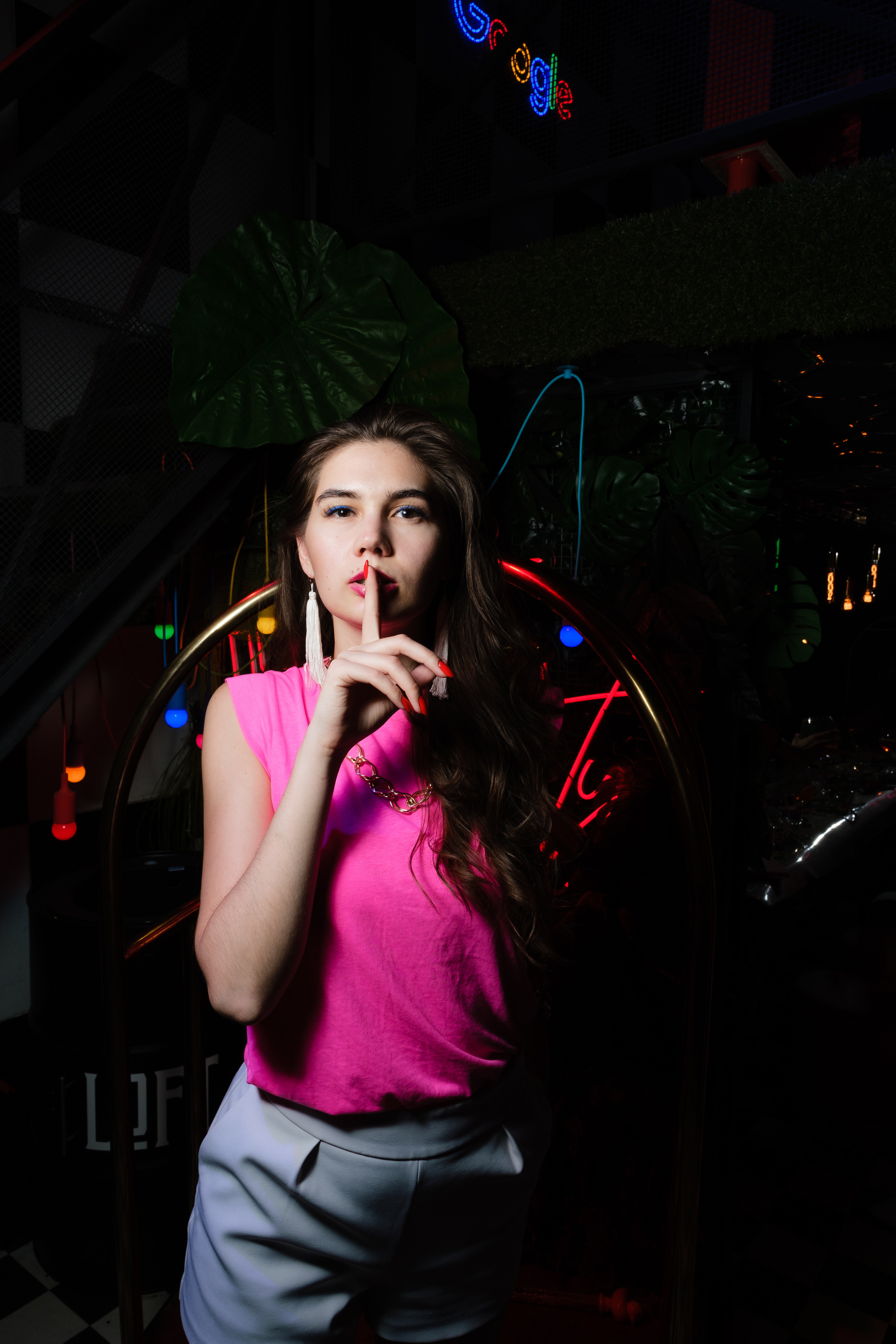 Неоновый День Рождения. Свадебные фотосессии в Москве. Фотограф Сергей Ржевский