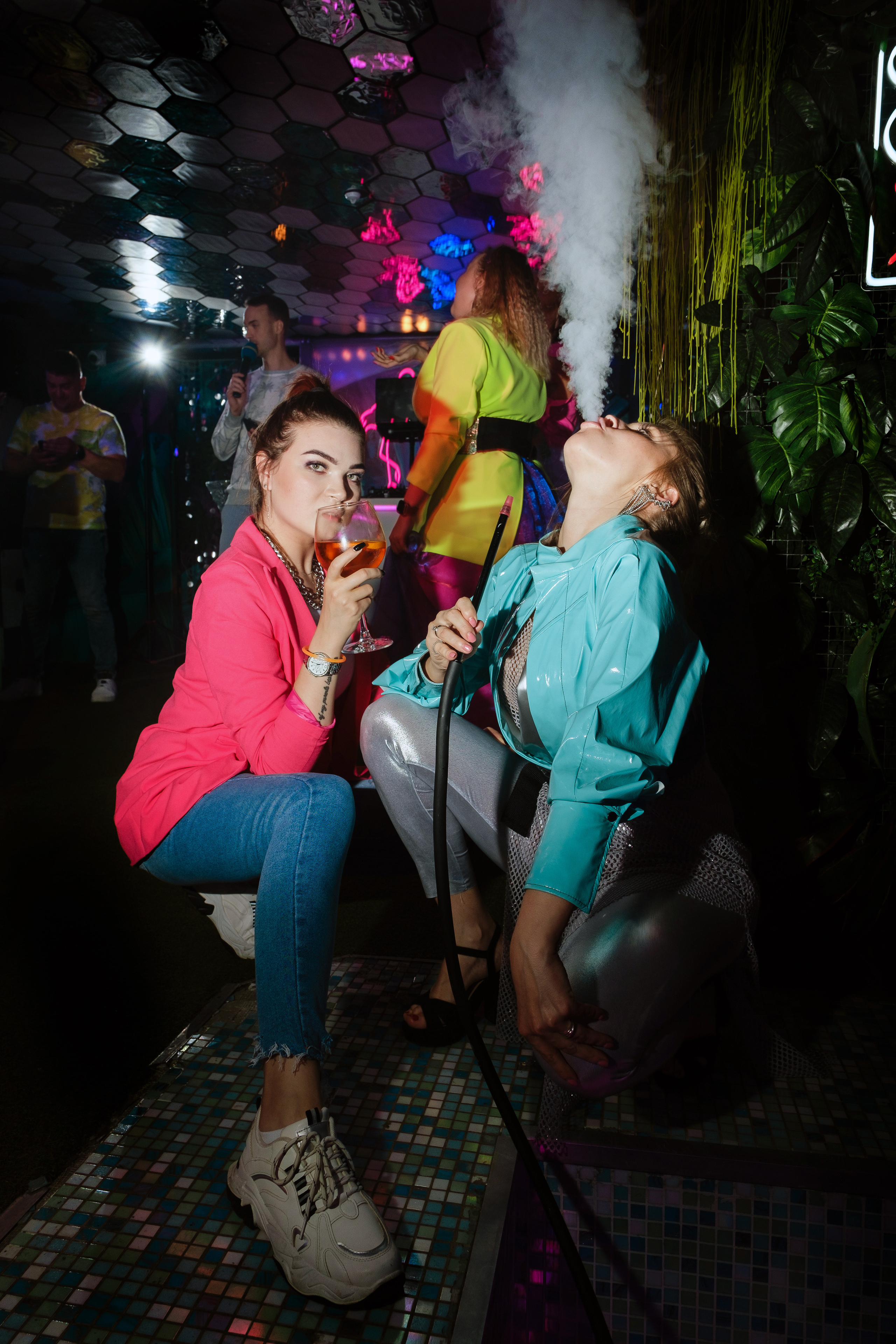 Неоновый День Рождения. Свадебные фотосессии в Москве. Фотограф Сергей Ржевский