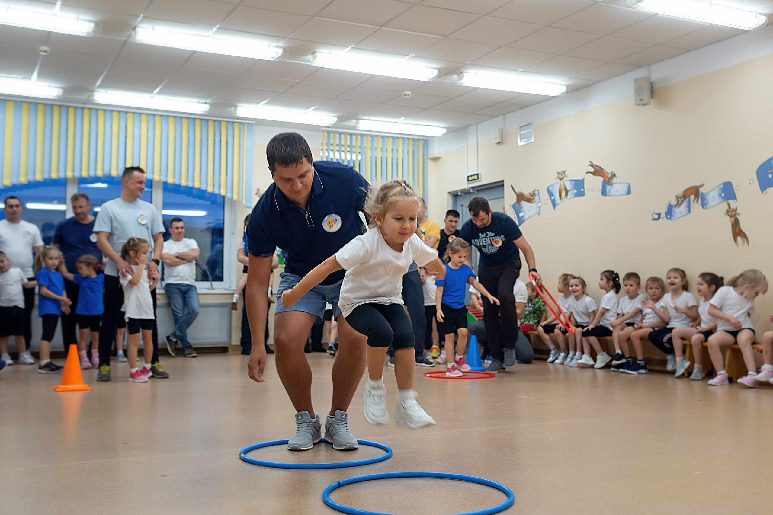 День пап в детском саду_2024. Семейный фотограф в Санкт-Петербурге