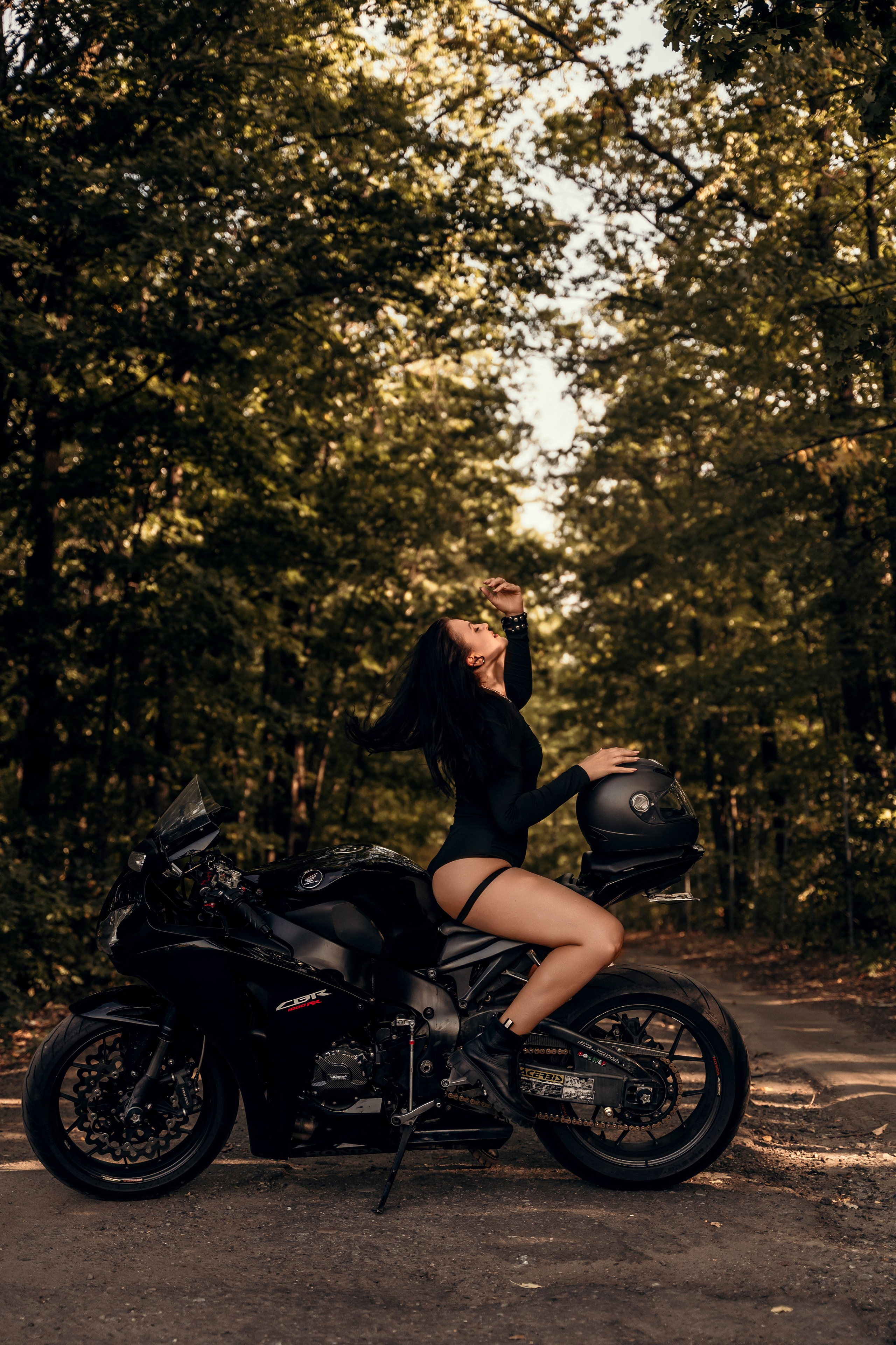 Марина, Фотосессия с байком. Семейный фотограф в Белгороде Амелина Алина