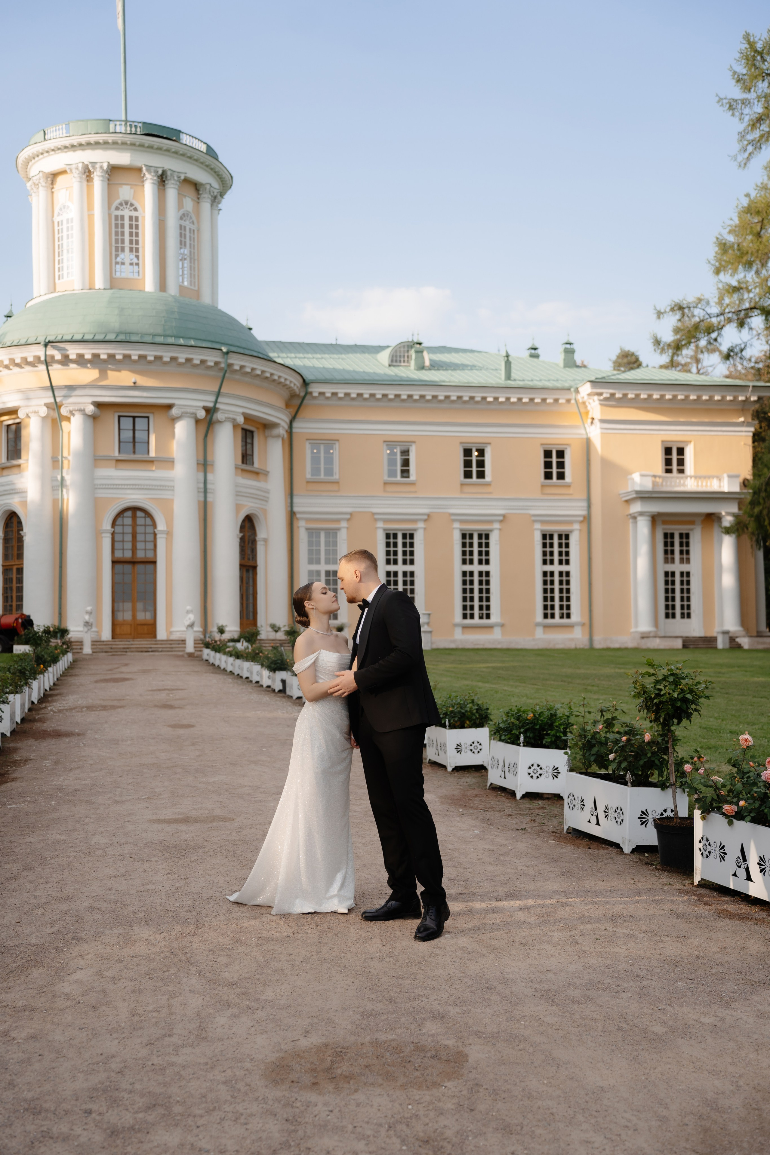 Фотосъемка свадьбы в парке усадьба Архангельское