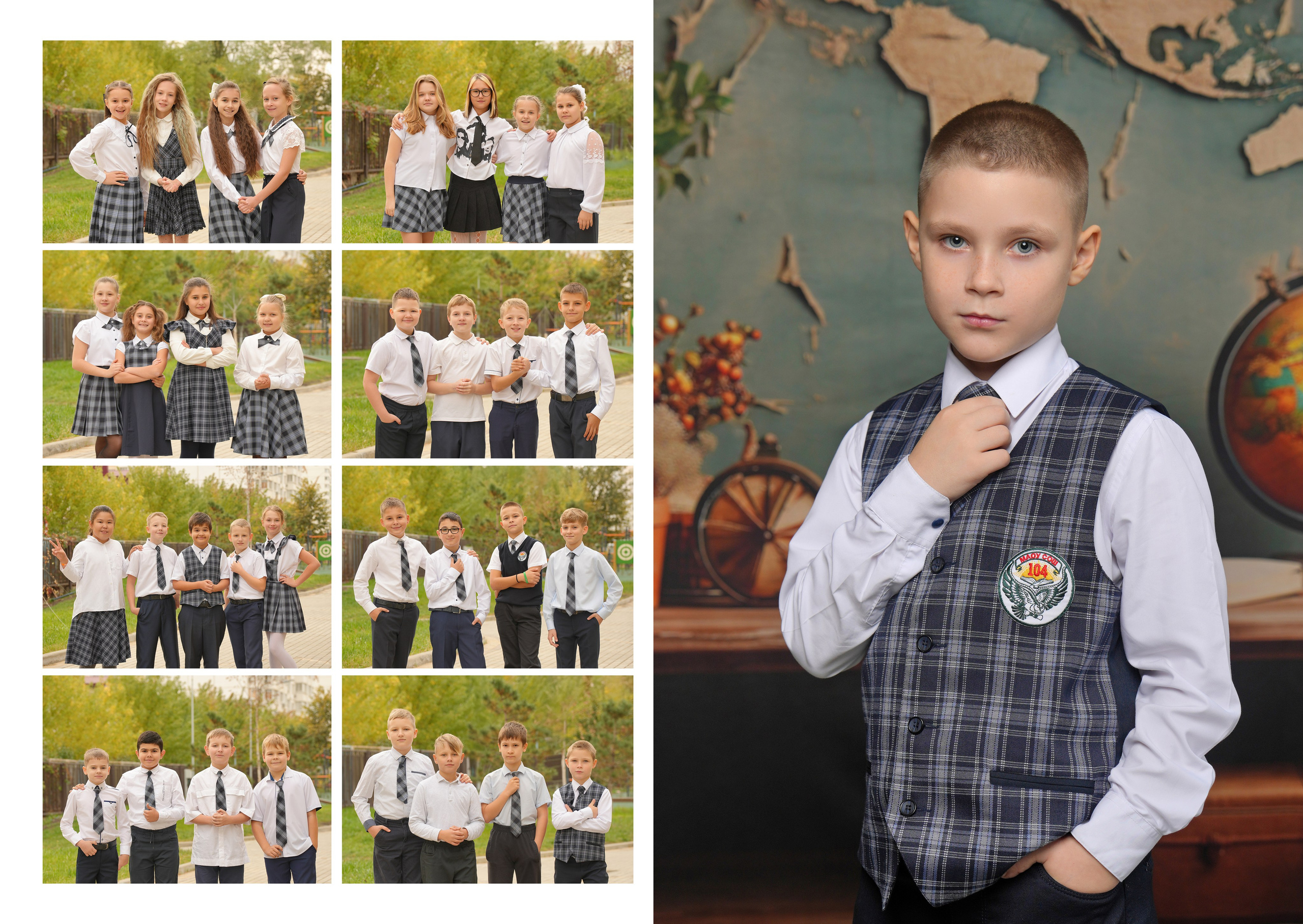 ШКОЛА 104 ф — 4 «И» класс. Красивый выпускной альбом в Краснодаре